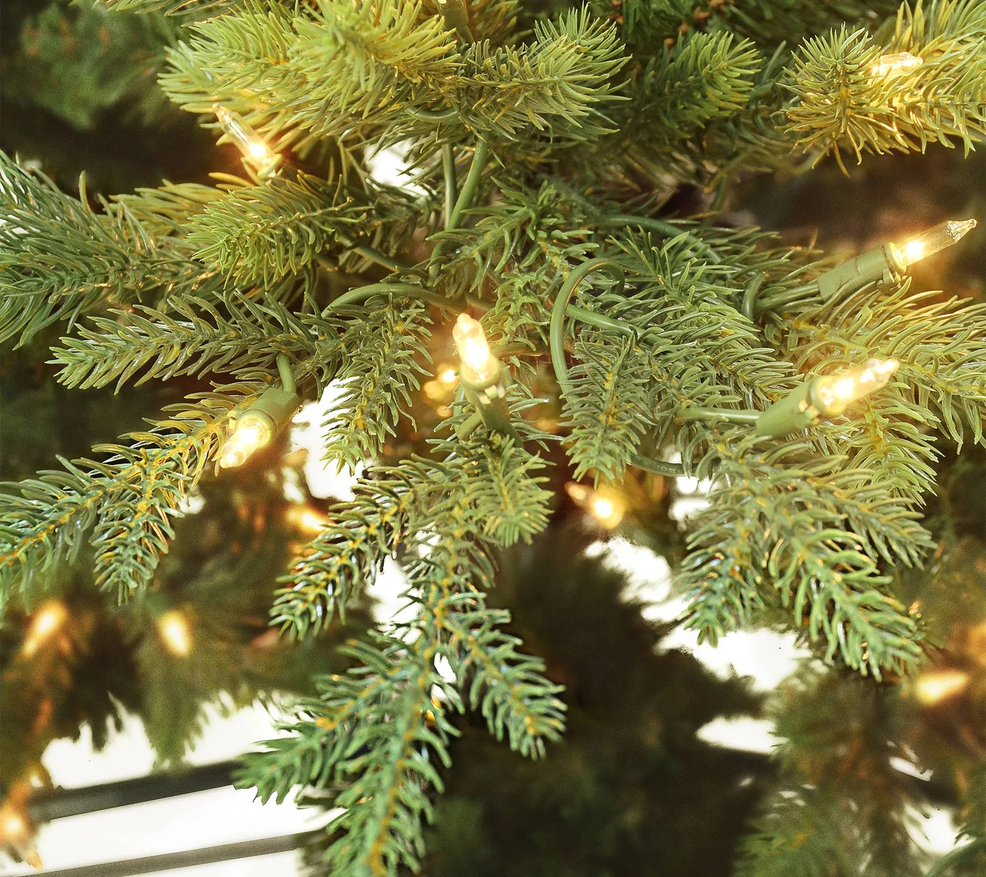 Puleo 10' PreLit Slim Balsam Artificial Fir Tree