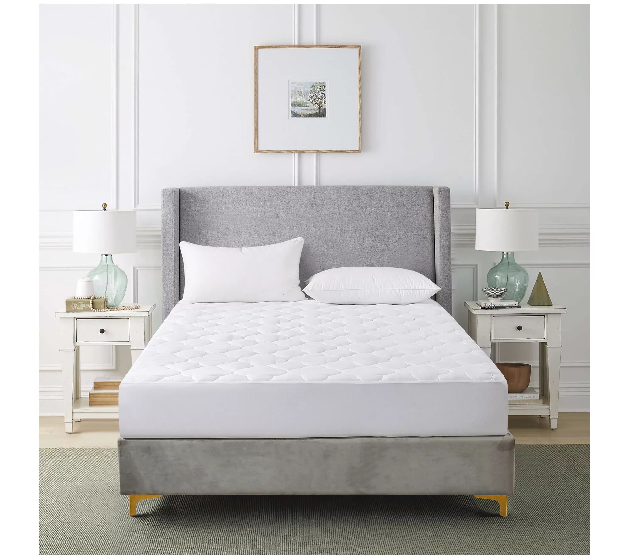 Royal Velvet European White Down Mattress Pad Twin