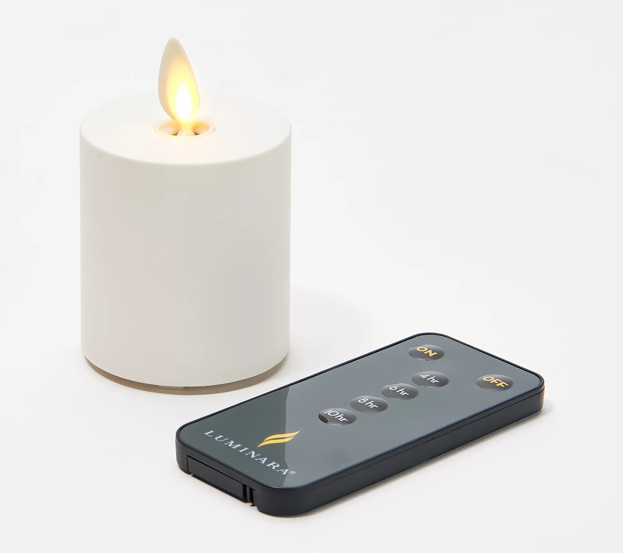 Luminara Flameless Angel Candle Holder with Votive and Remote