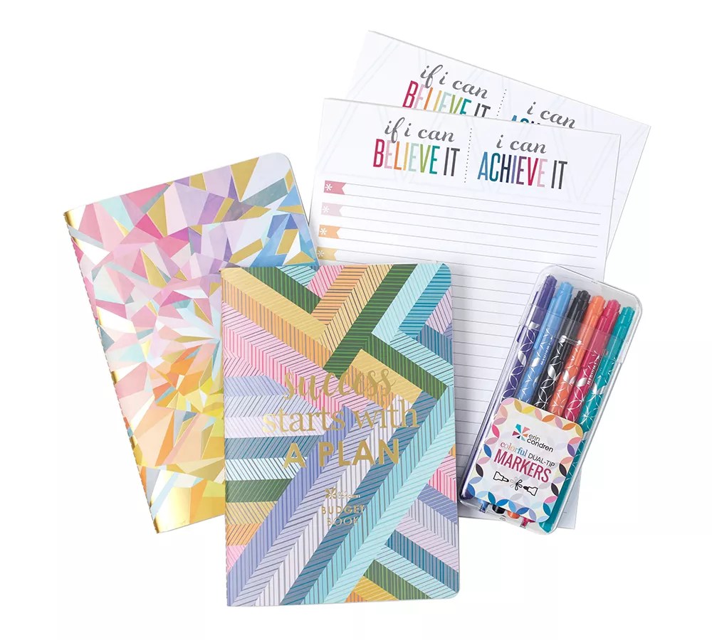 Erin Condren Budget Book with Accessories