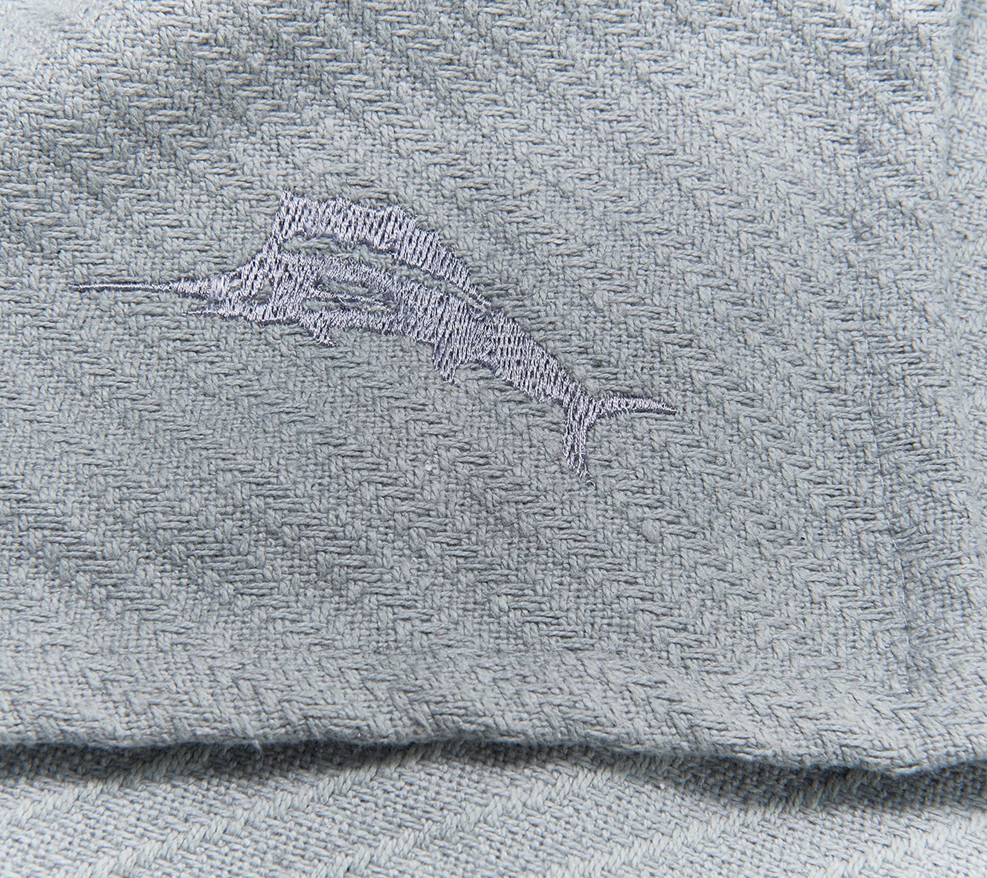 Tommy Bahama Cotton Solid Textured Blanket Queen