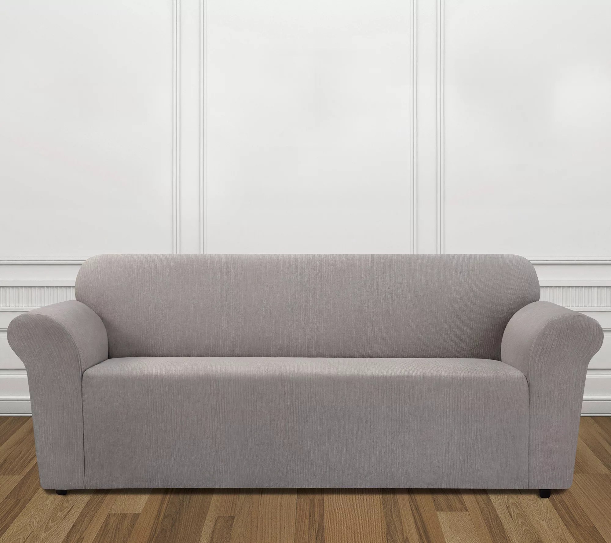 Stretch Chenille OnePiece Slipcover, Sofa Cover