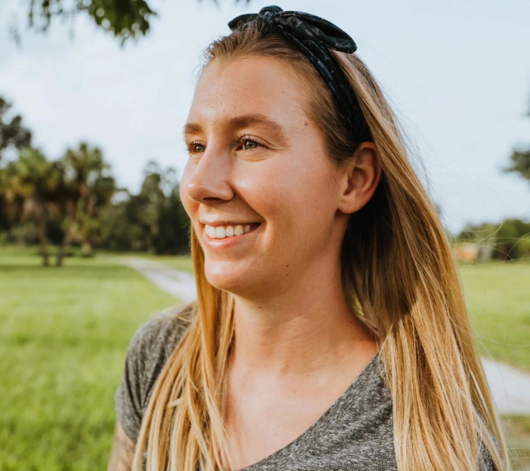 Headbands of Hope Black and White Marble Knotted Headbands