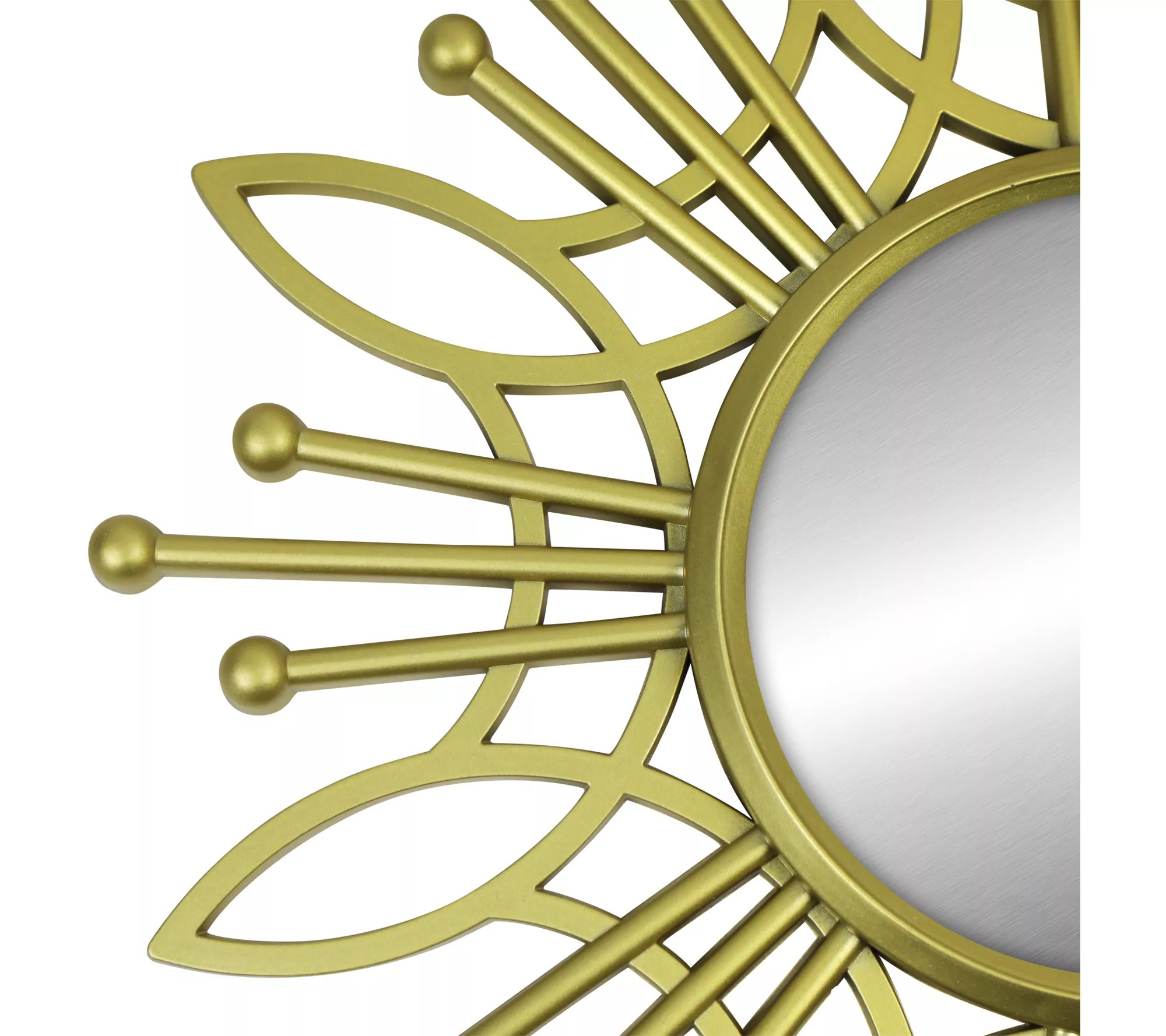 Stratton Home Decor 5 Piece Gold Burst Wall Mirror