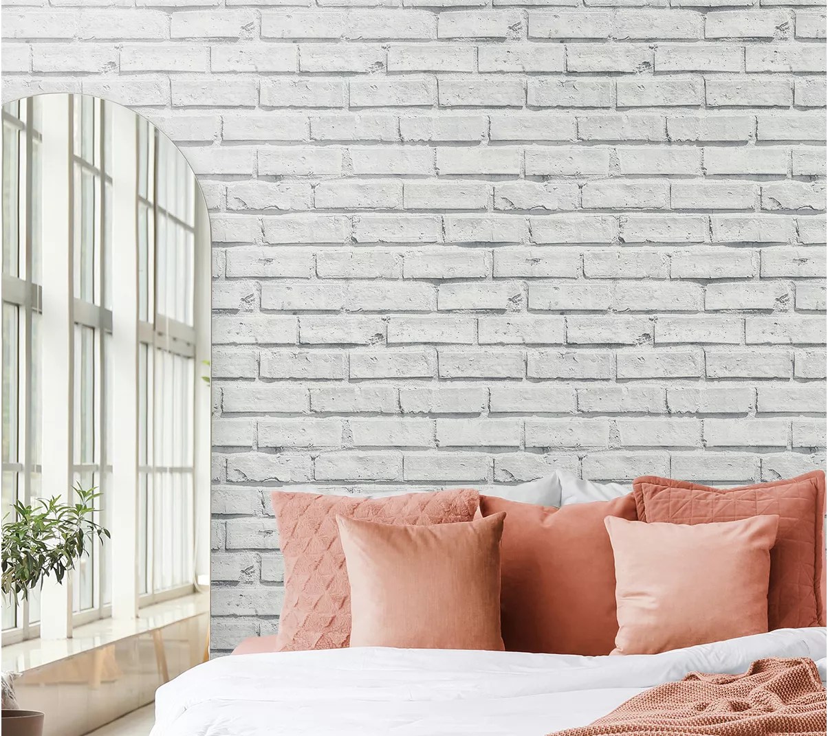 Arthouse FauxBrick PeelandStick Wallpaper