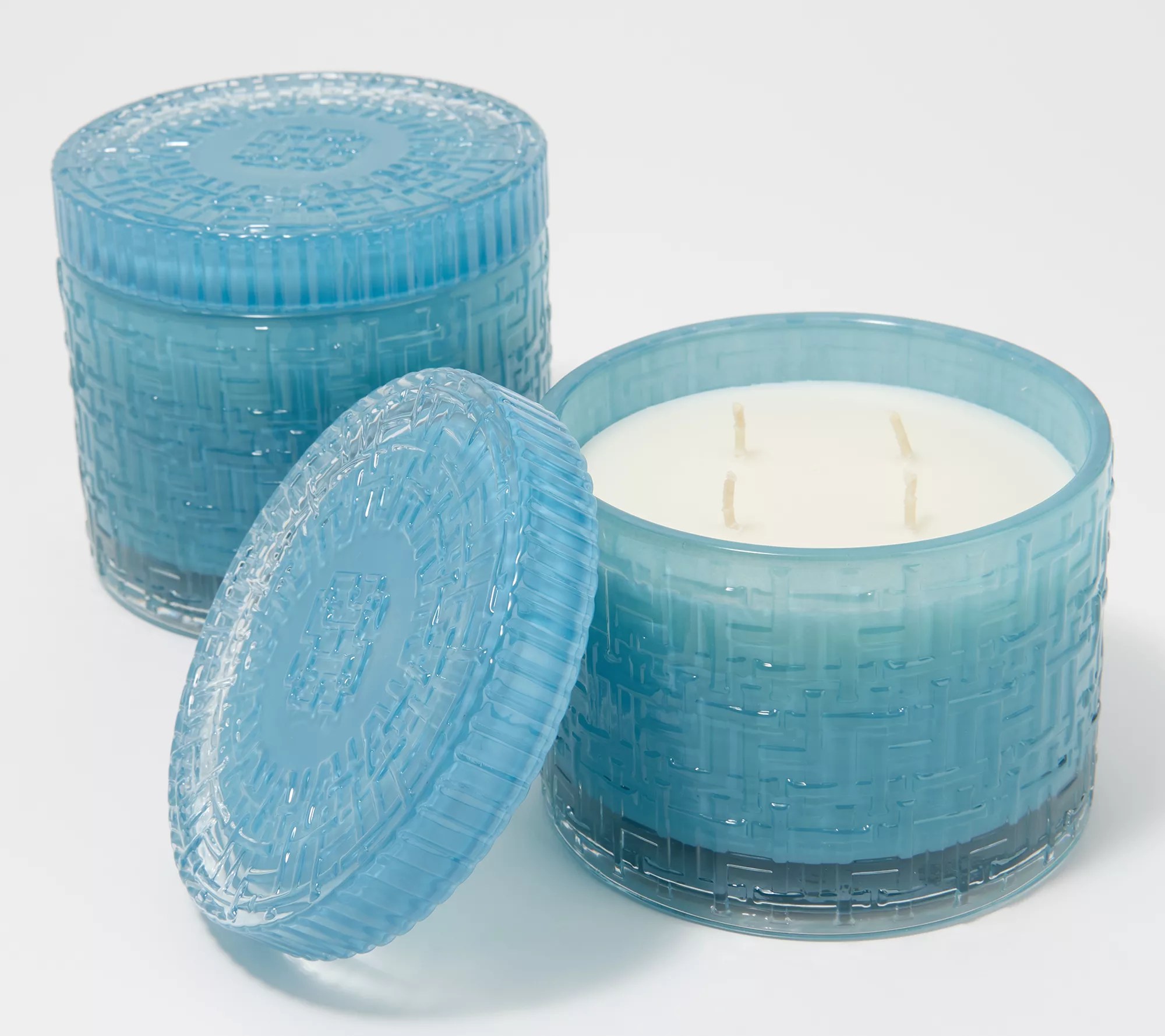 HomeWorx by Slatkin & Co. Set of 2 Fresh Cotton Clouds 4Wick Candles
