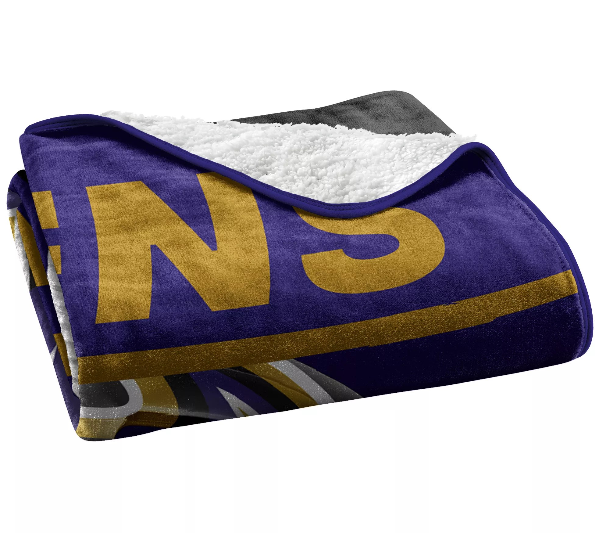 NFL 60" x 80" Silk Touch w/ Sherpa Back Team Throw
