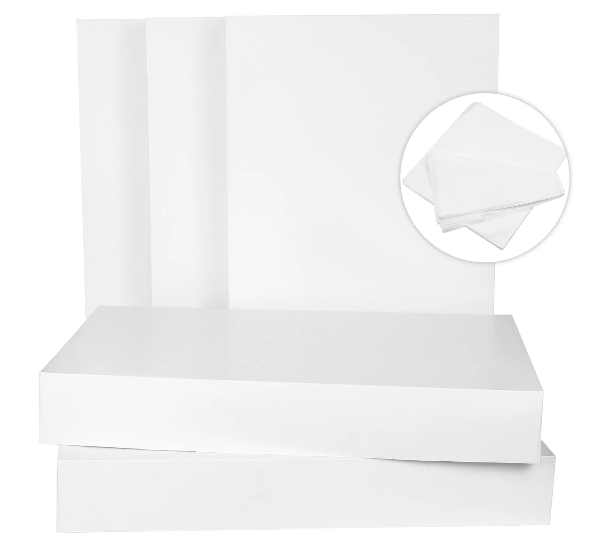 Joyin 12Count White Cardboard Gift Boxes