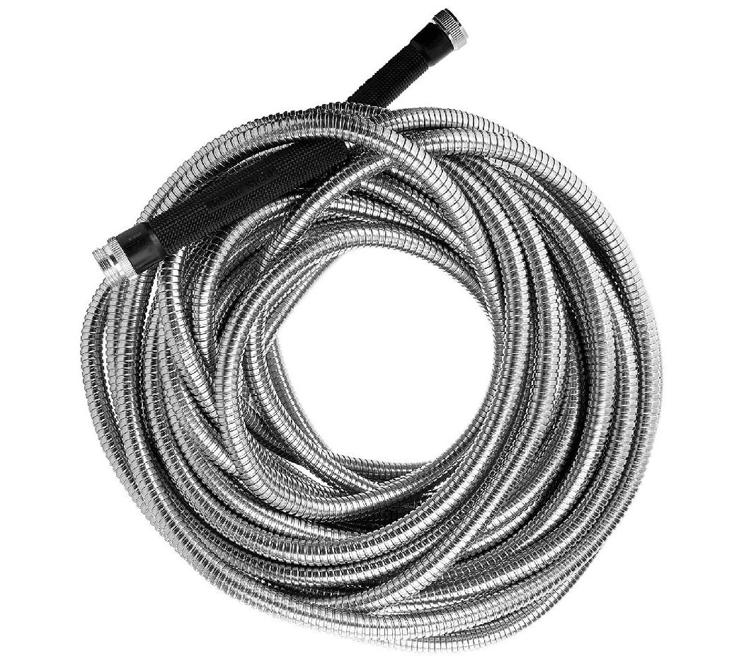 Bionic Steel 25' 304 Stainless Steel Metal Wate r Garden Hose