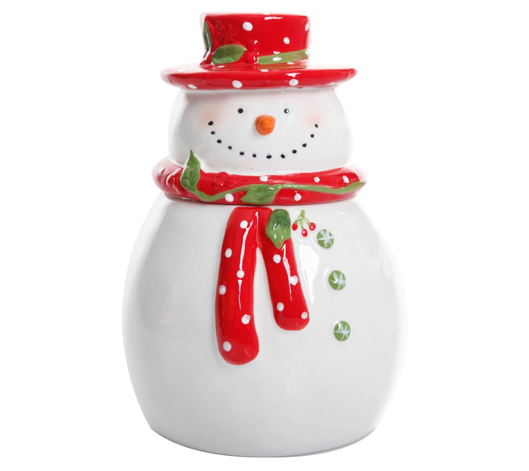 Gibson Home Jolly Plenitude 71/2" Snowman Cookie Jar