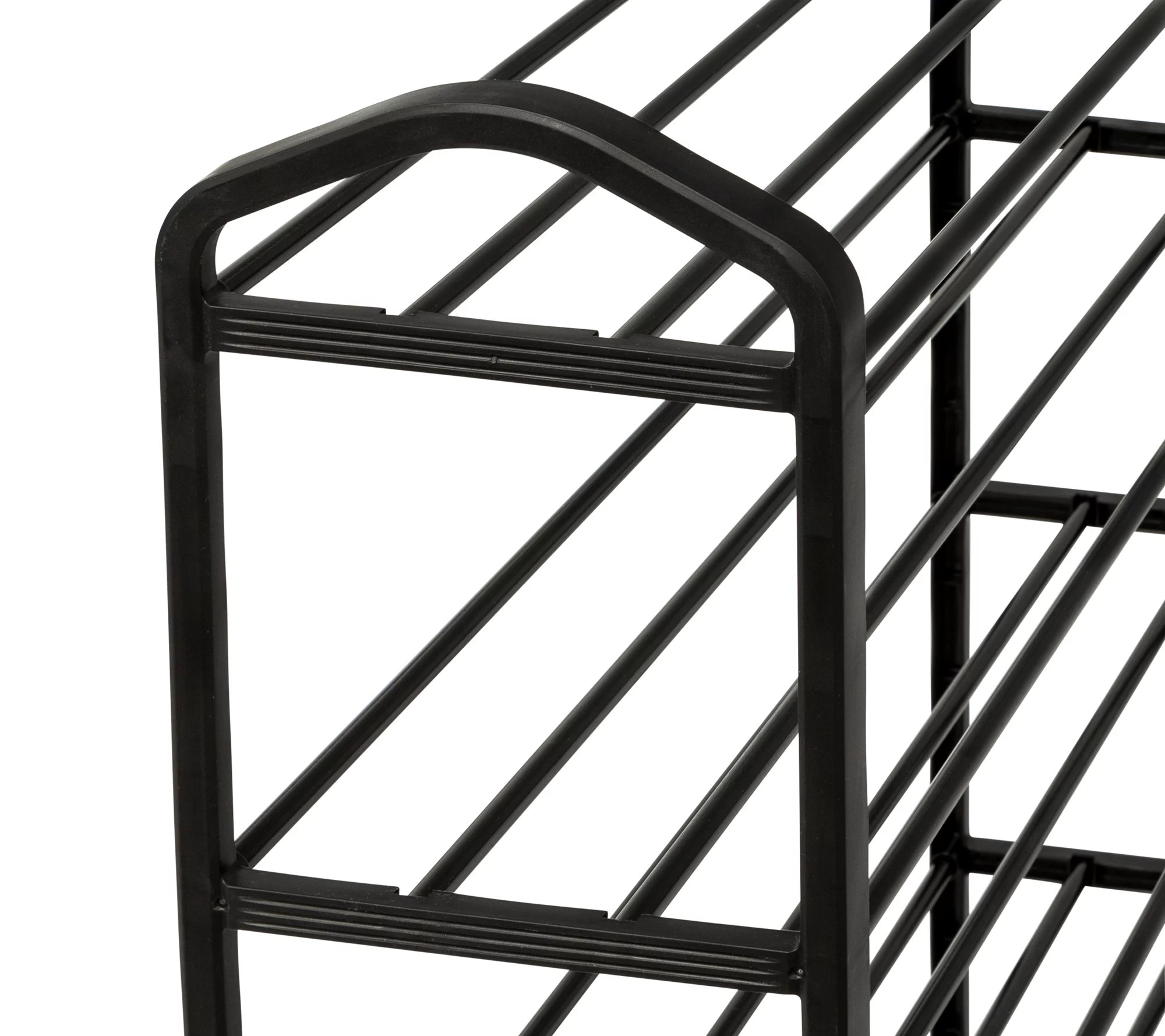 Honey Can Do 5Shelf Black Wire Shoe Rack