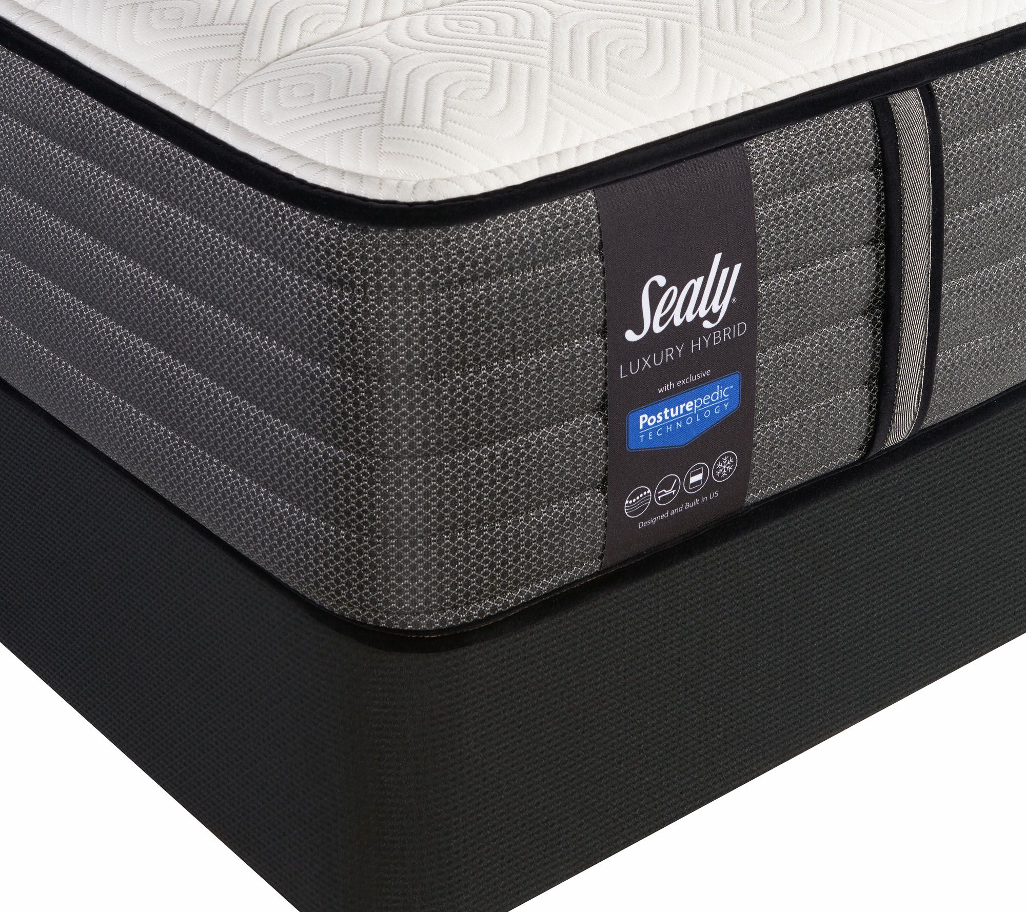 Sealy Luxury Hybrid Full 13" Cushion Firm Mattress Set