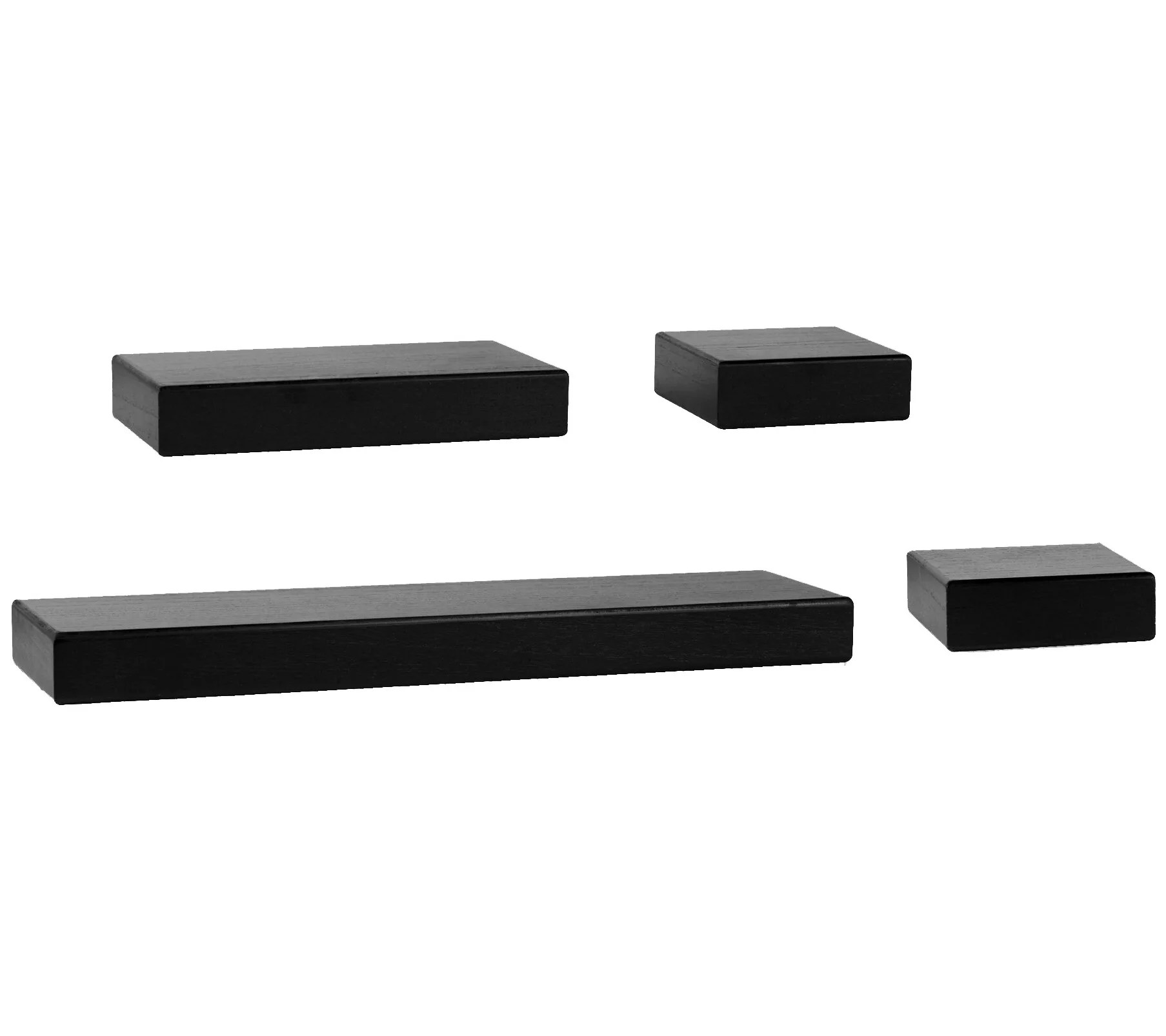 Melannco Four Piece Chunky Ledge Shelves