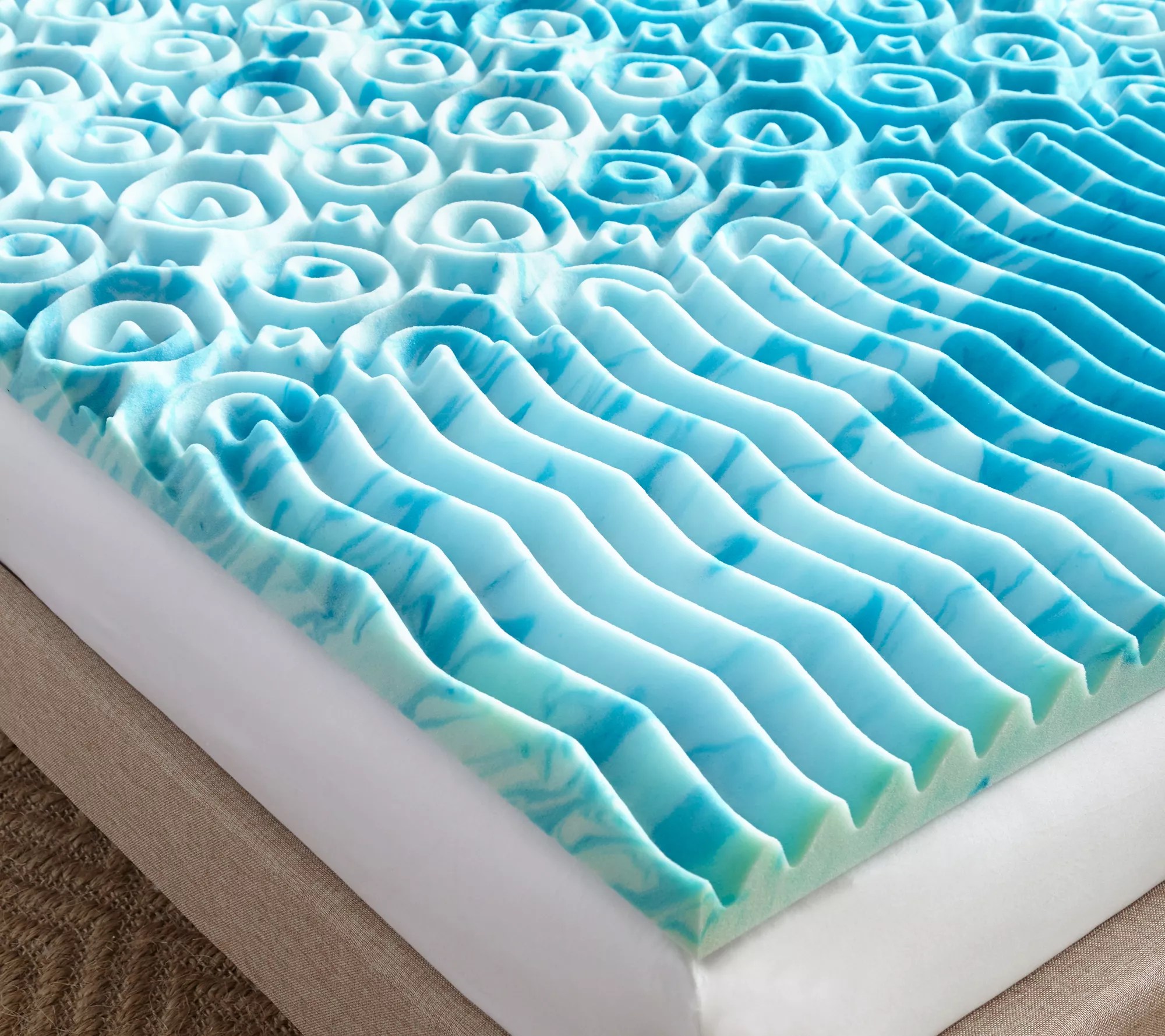 Henredon 2" King Cooling Gel Memory Foam Mattress Topper