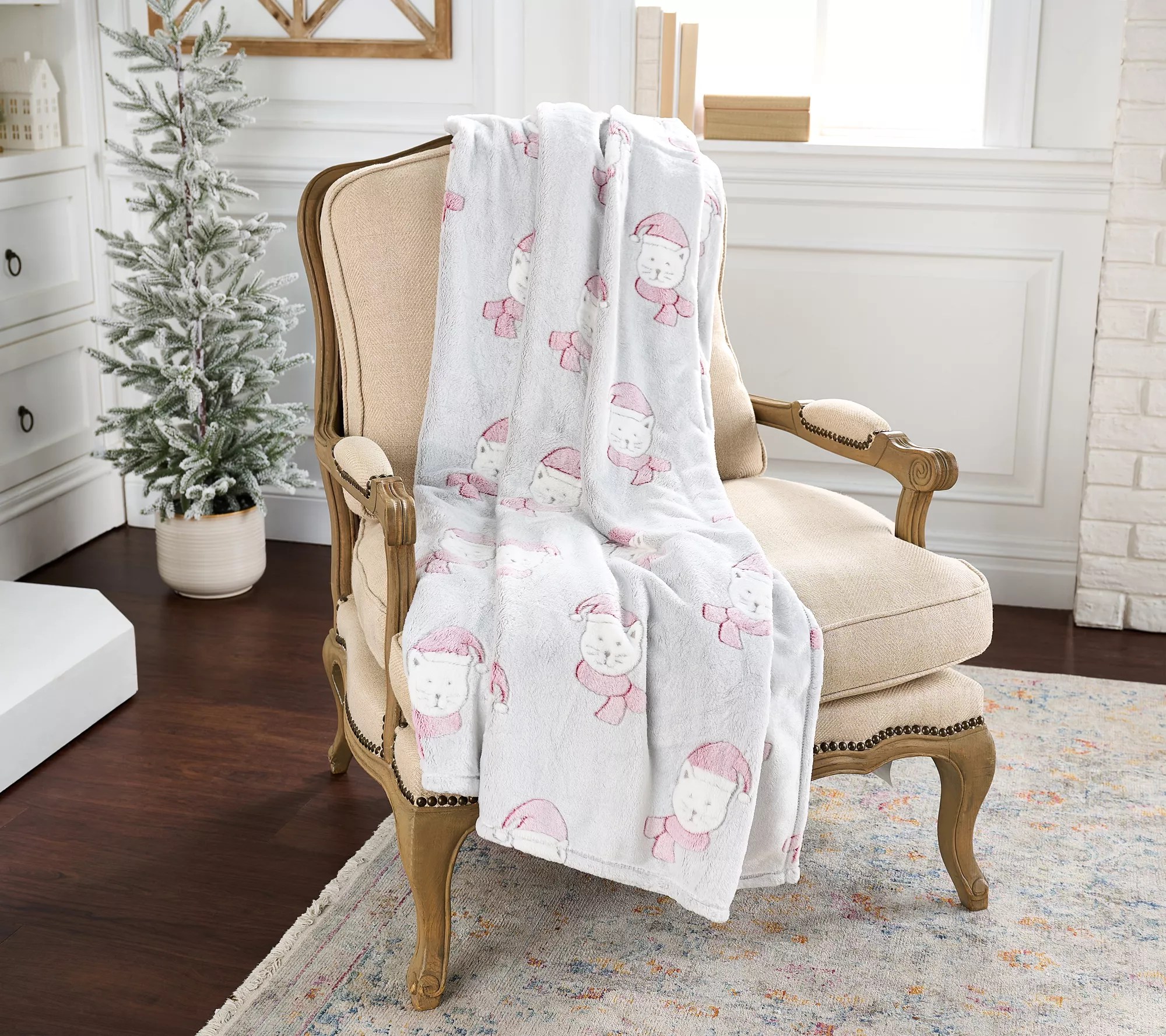 Berkshire Blanket 60"x70" Textured Christmas Throw