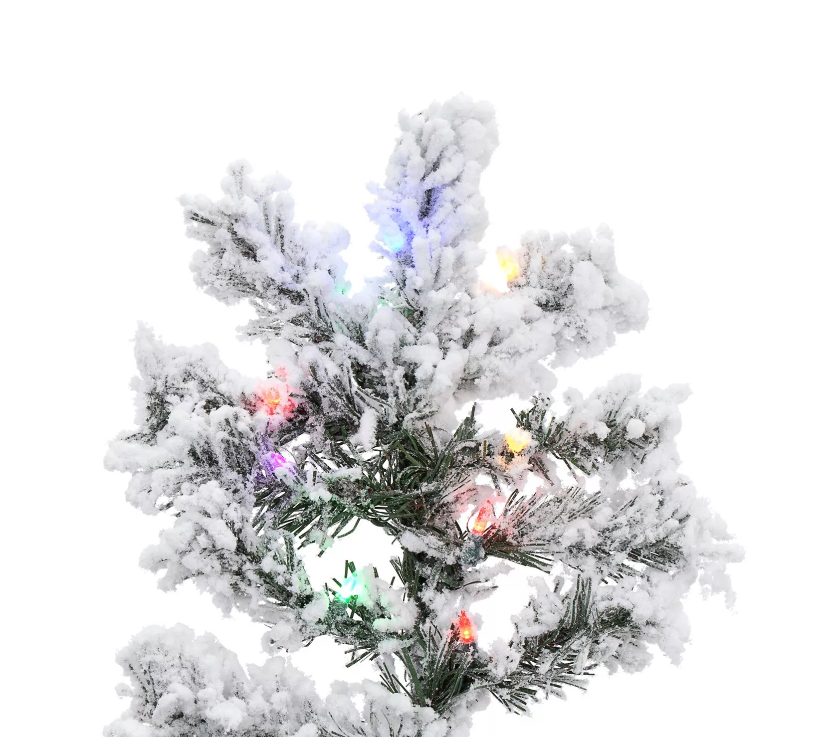 Vickerman 9' Flocked Alaskan Pine Artificial Ch ristmas Tree