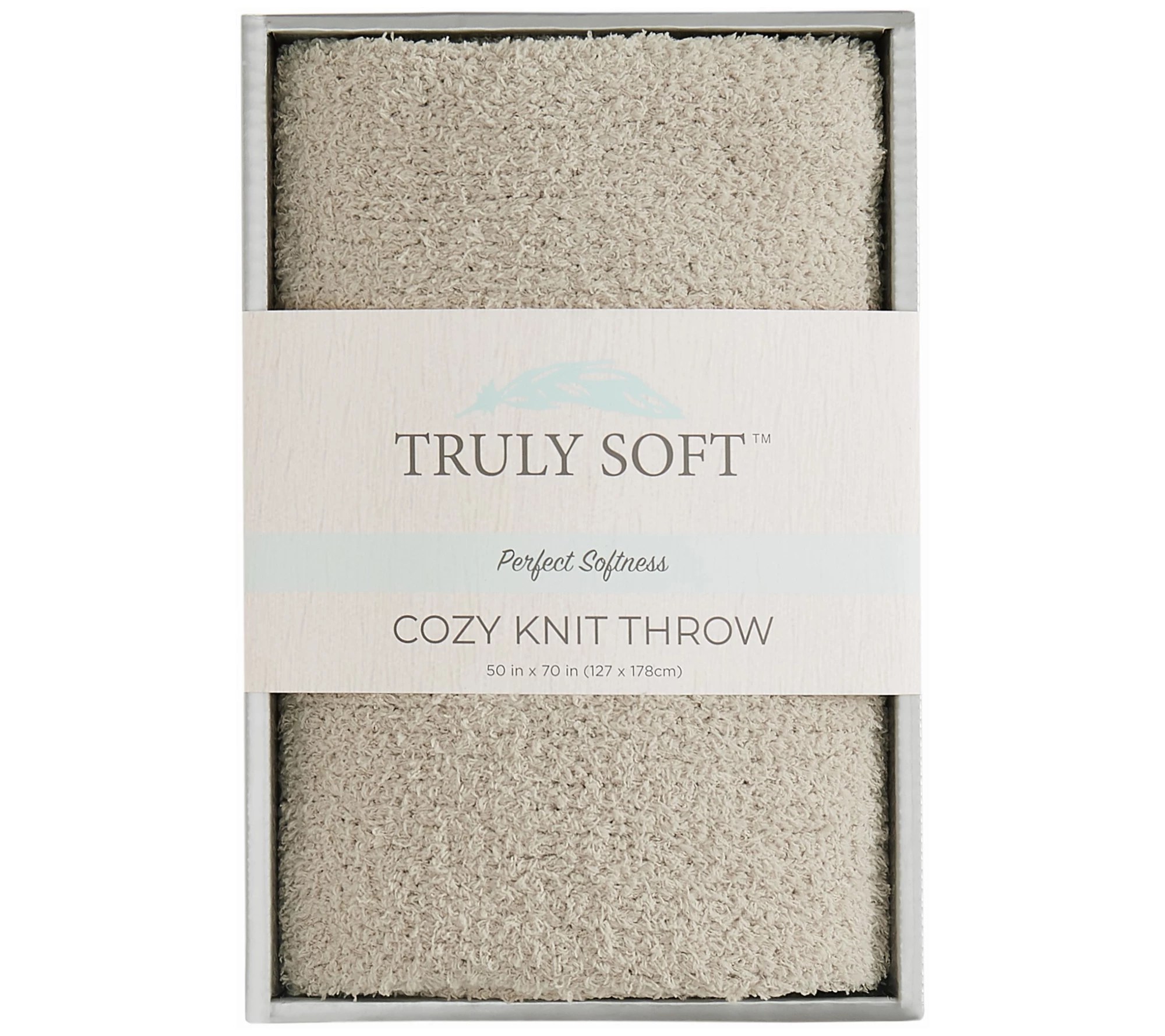 Truly Soft Cozy Knit 50x70 Throw