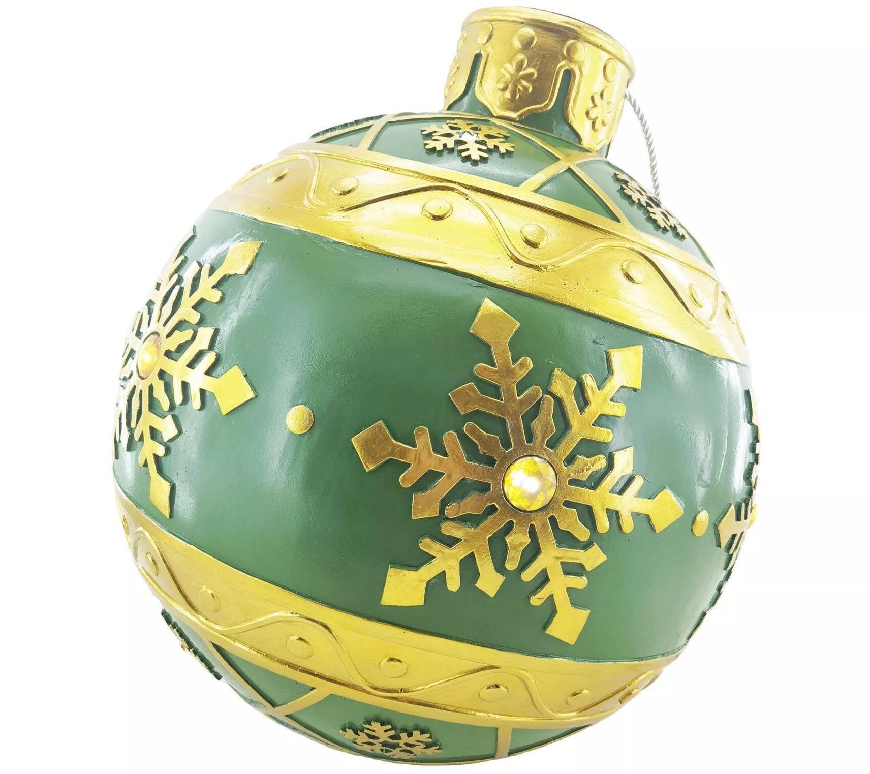 Christmas Time 18In. Resin Oversized Christmas Ornament