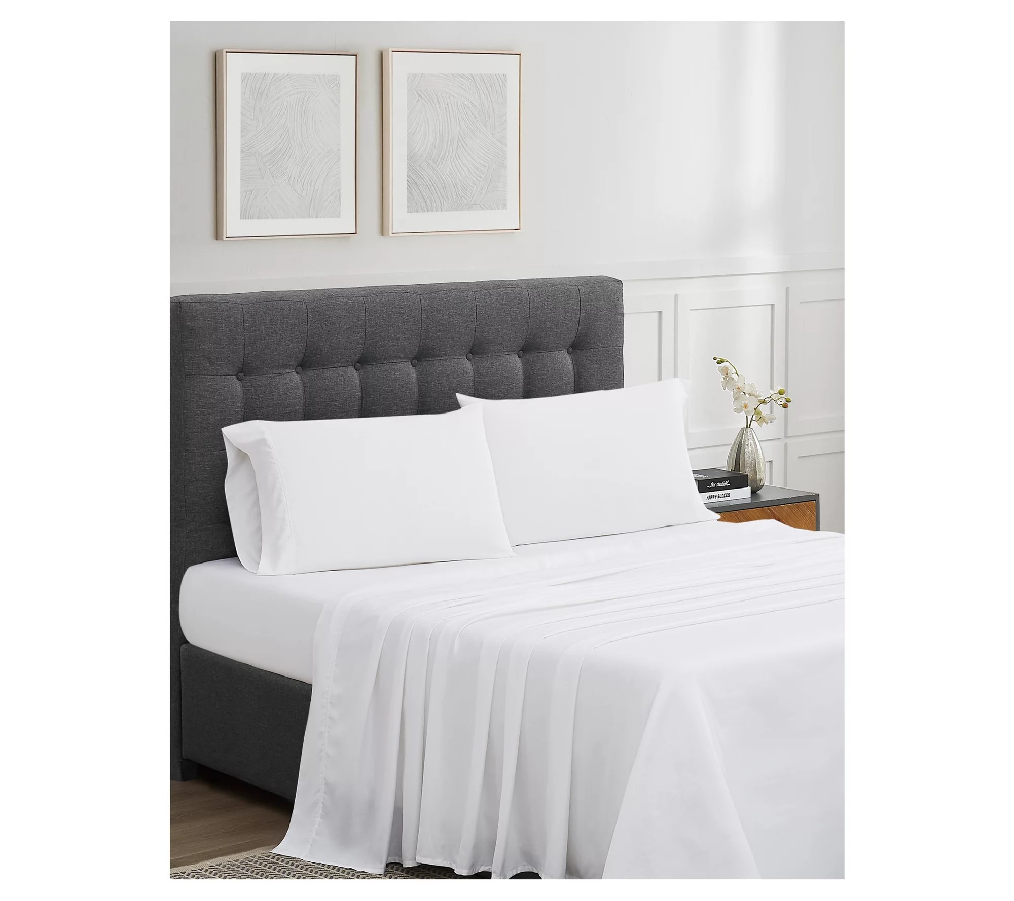 Badgley Mischka 300TC Tencel King Pillowcase Pair