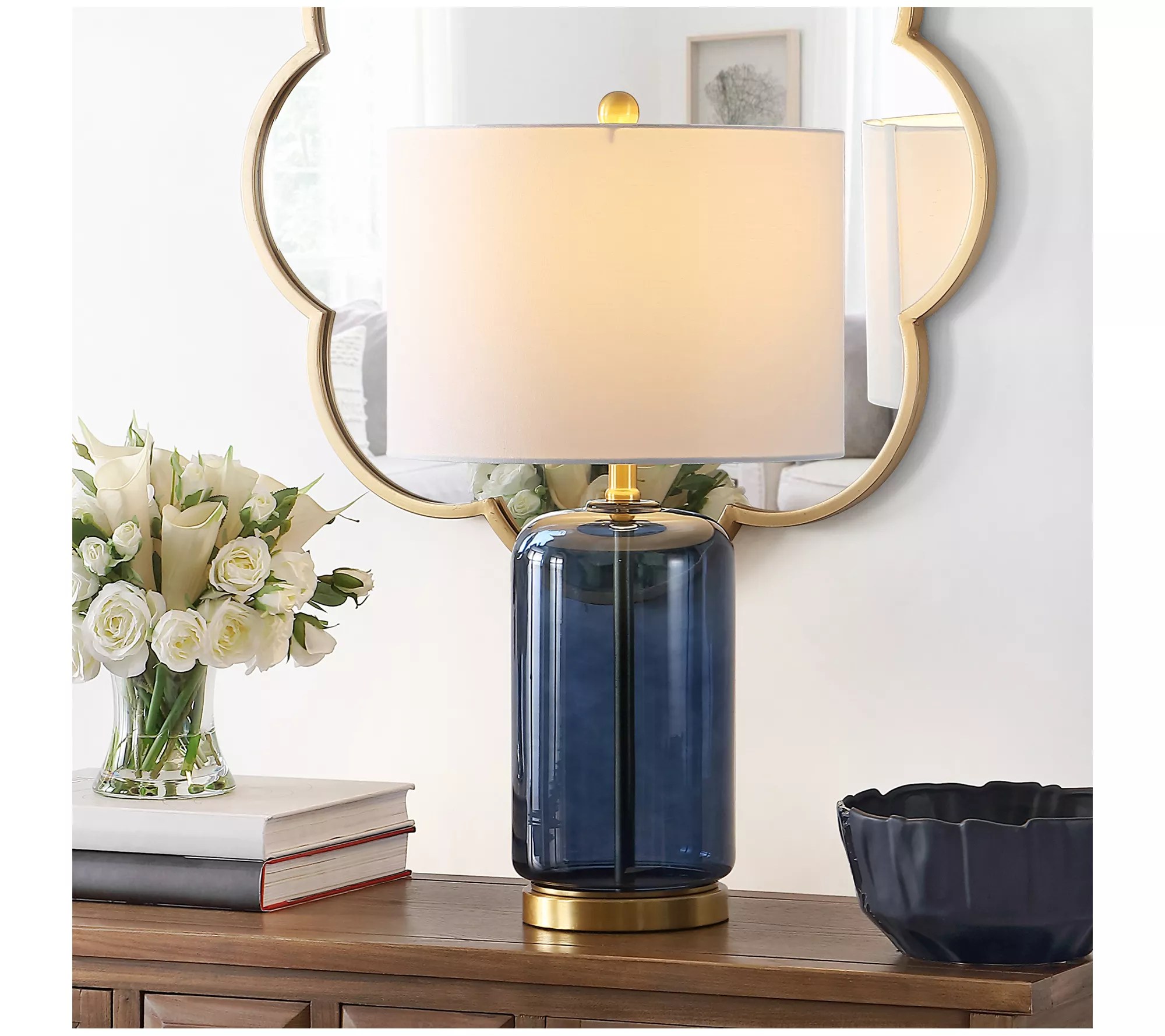 Safavieh Novah Glass Table Lamp