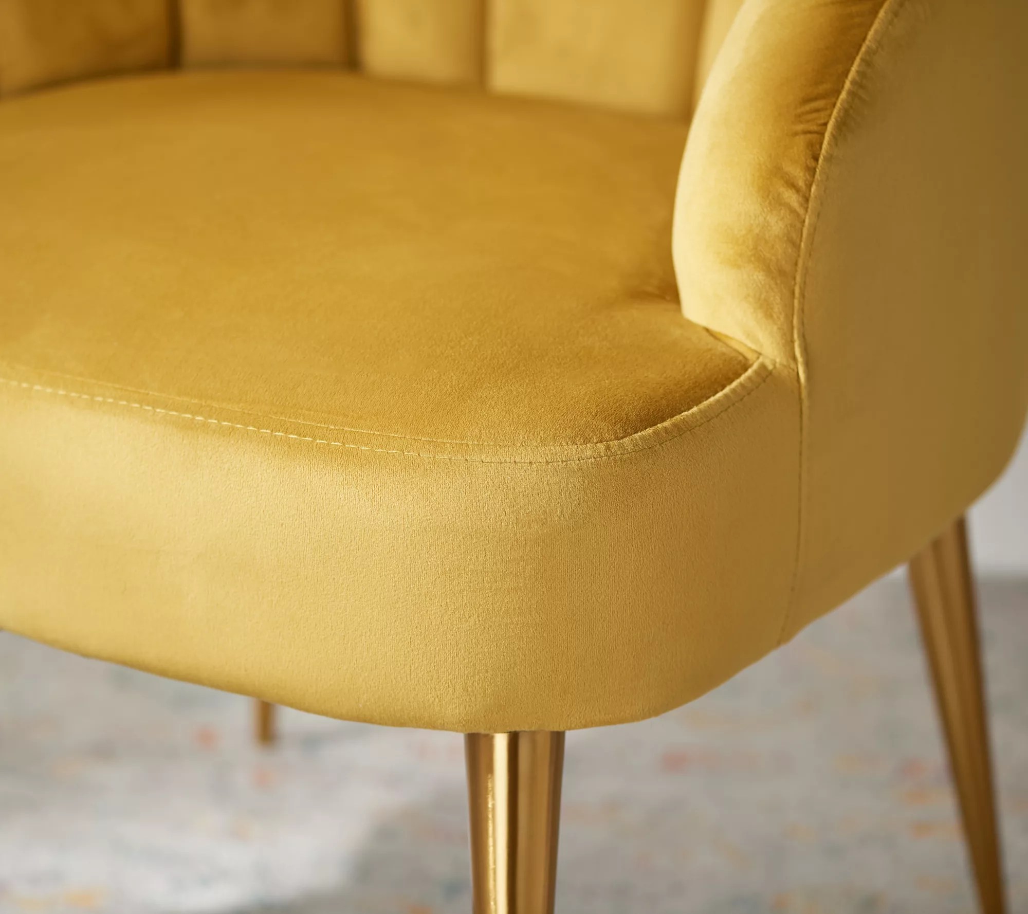 Home Reflections Accent Chair with Metal Legs