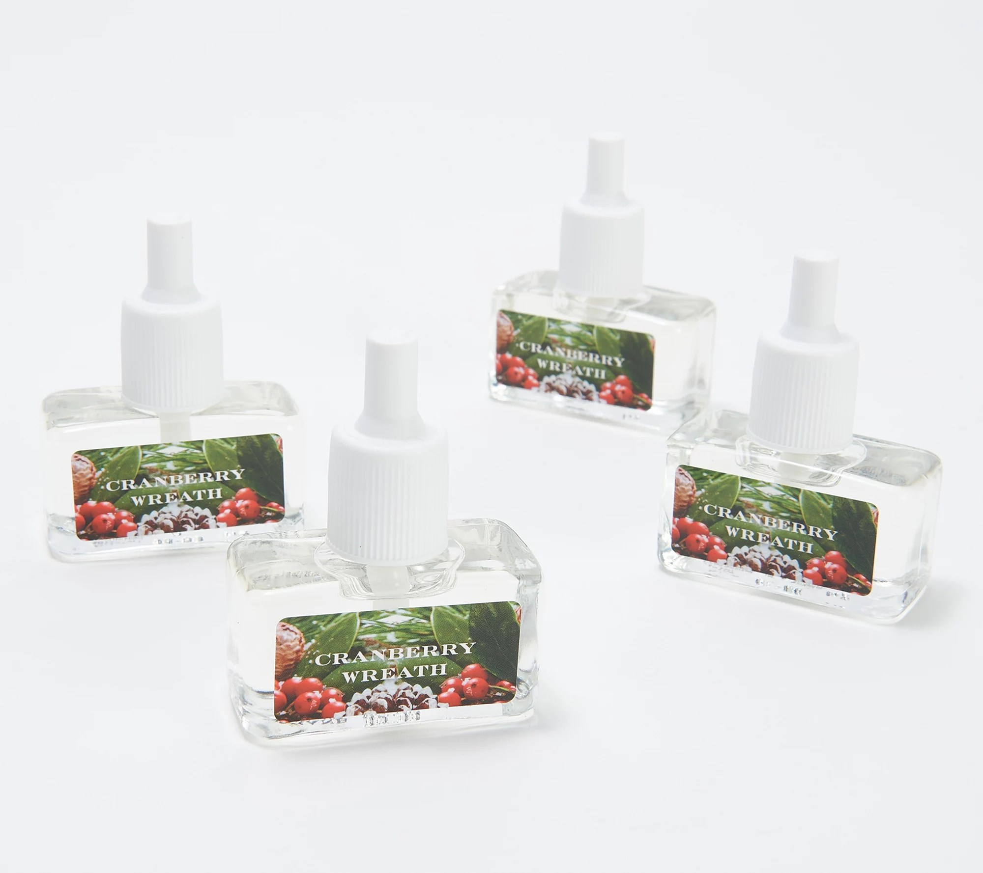 HomeWorx by Harry Slatkin S/4 Cranberry Wreath PlugIn Refills