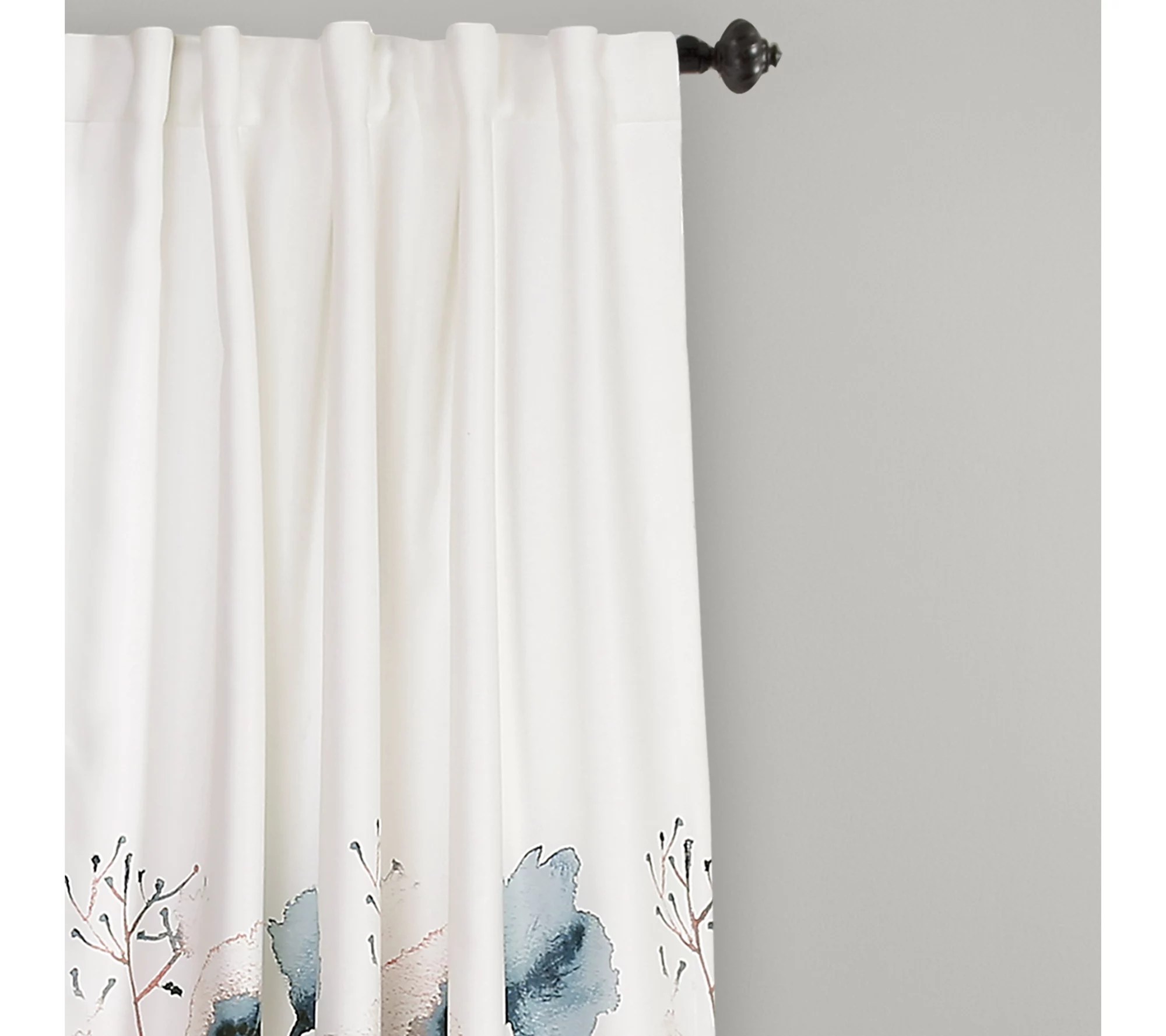 Zuri Flora Room Darkening Window Curtains by Lush Decor