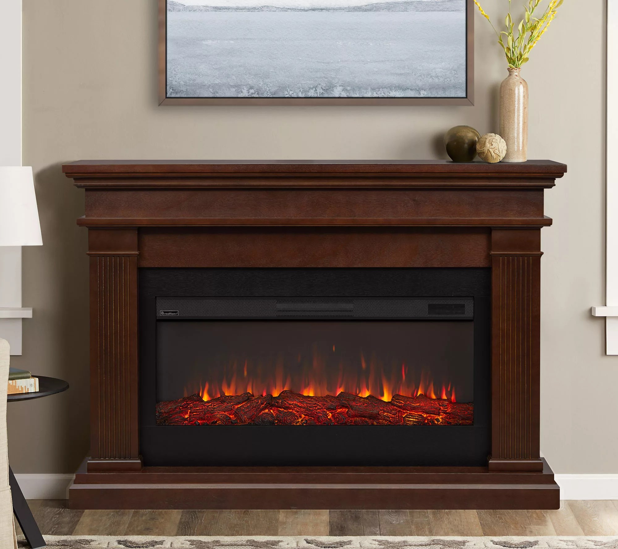 Real Flame Beau Landscape Electric Fireplace