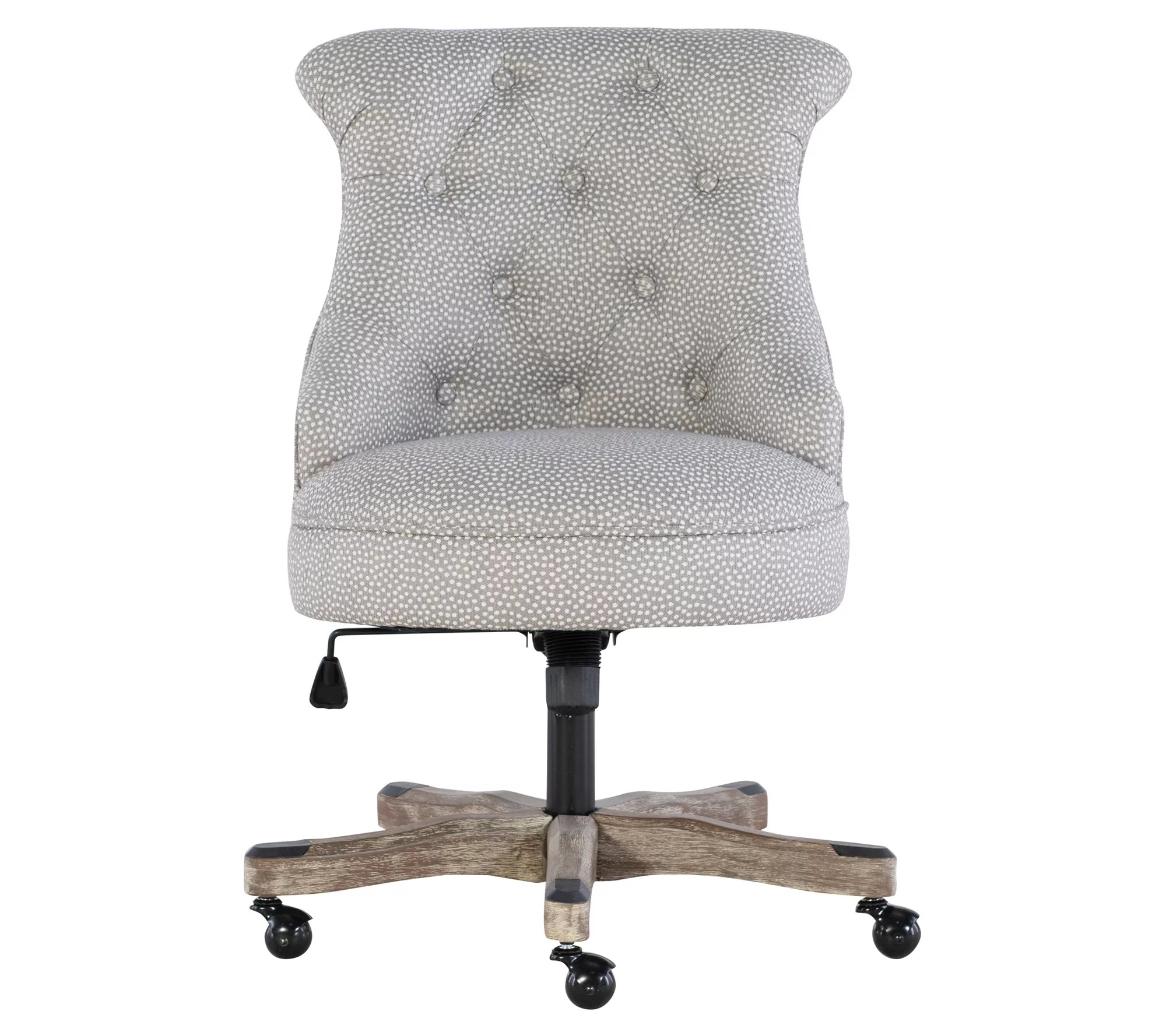 Linon Home Patterened Dots Rochelle Office Chair
