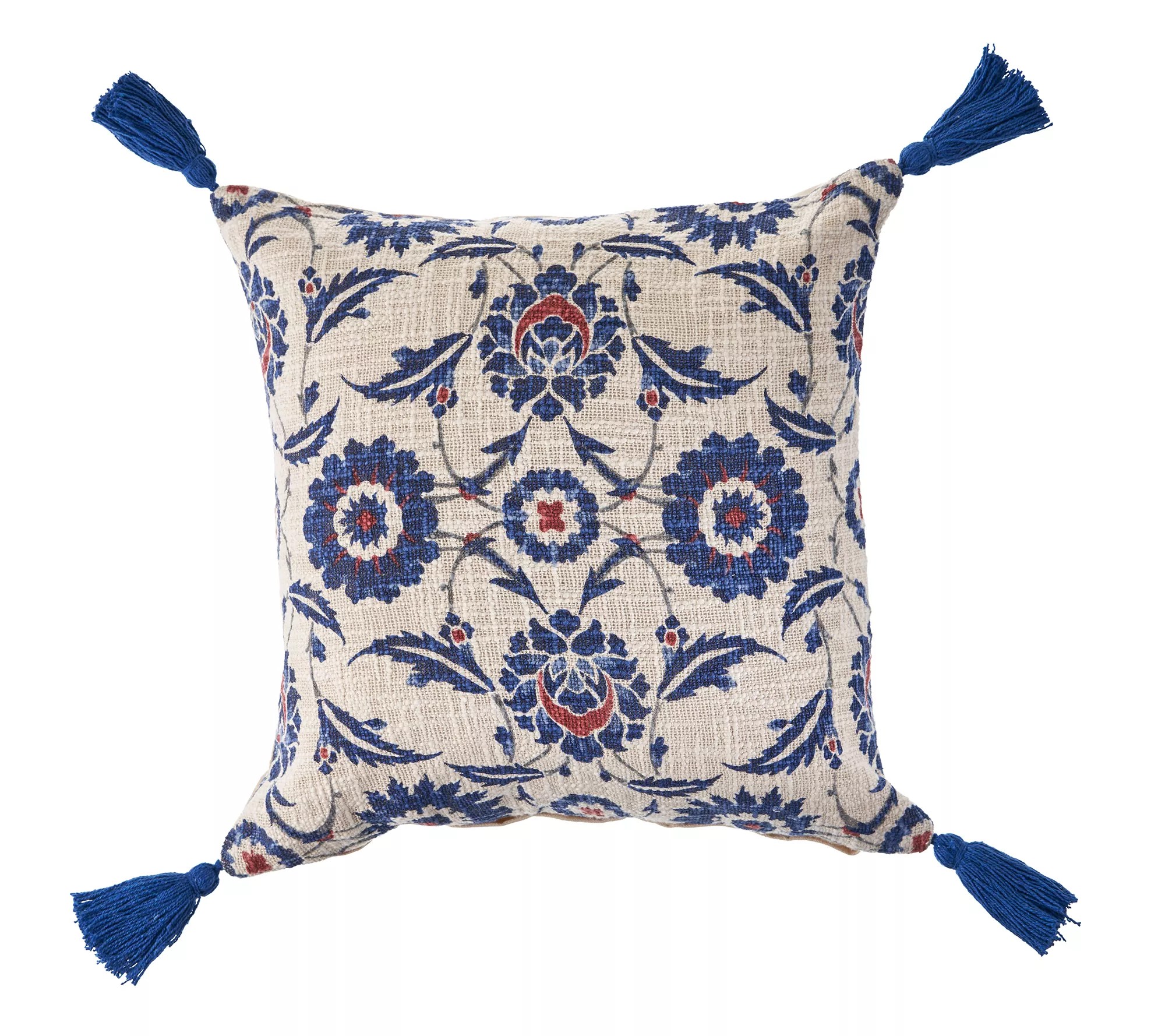 Ox Bay Floral Suzani Throw Pillow