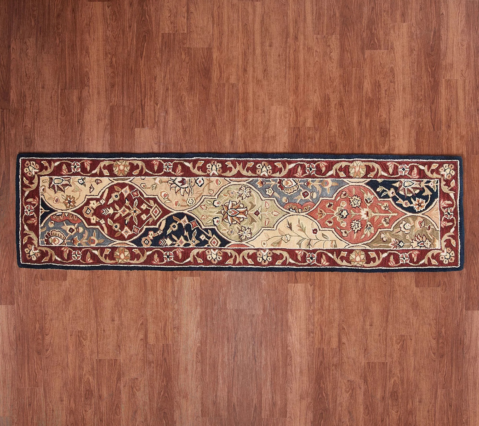 "As Is" Royal Palace 2'3" x 8'6" Wool Kirman Runner