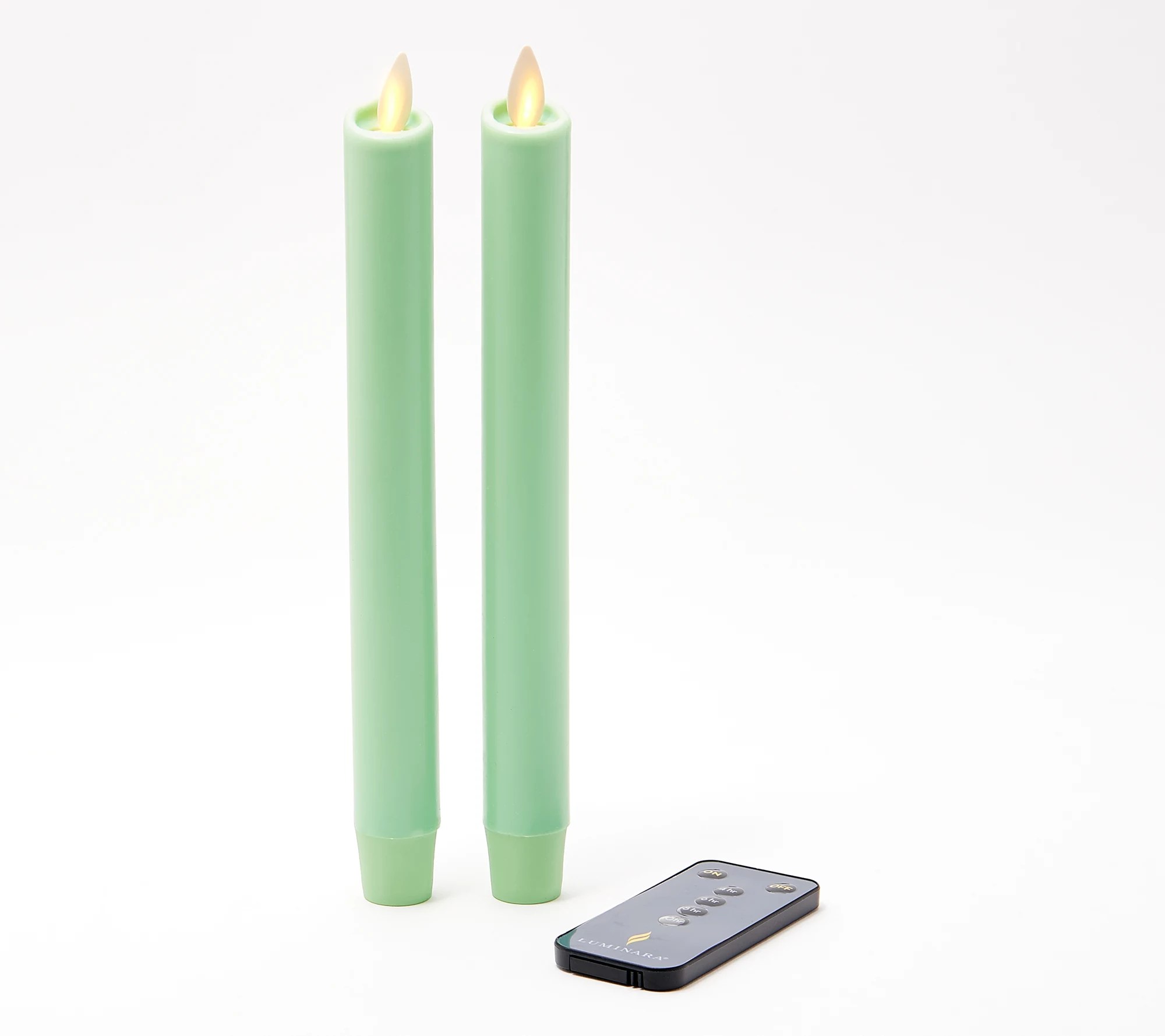 "As Is" Luminara Set of (2) 9" Taper Flameless Candles