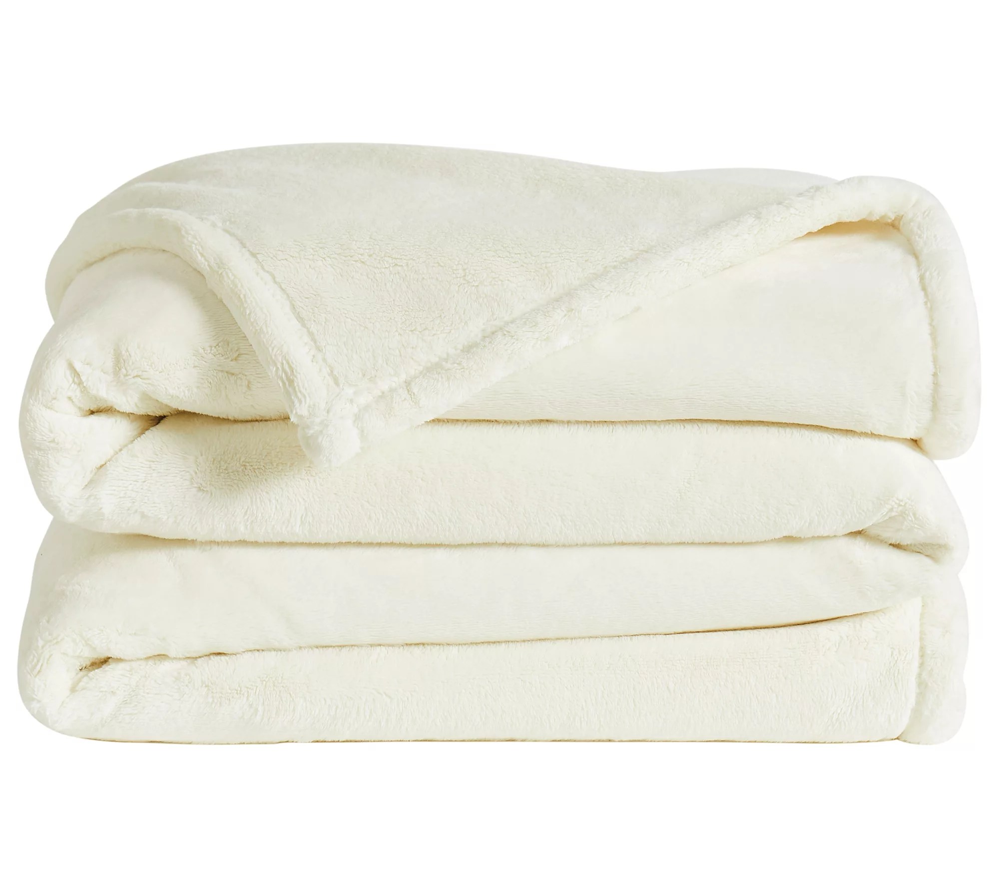 Royal Velvet 68"x90" Lavish Plush Solid Twin/Twin XL Blanket