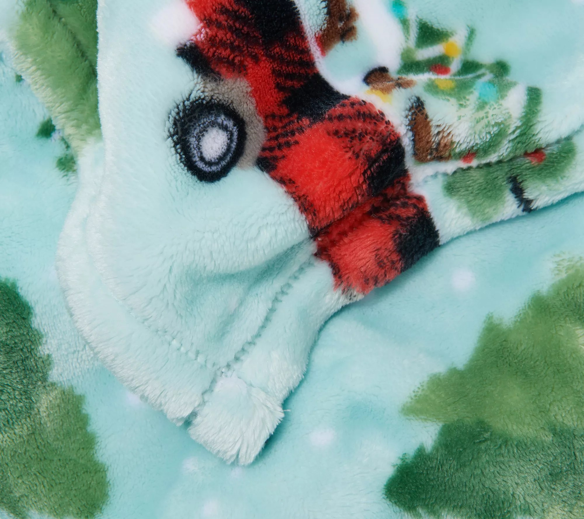 Berkshire Blanket Velvet Soft 60"x80" Holiday Animal Throw