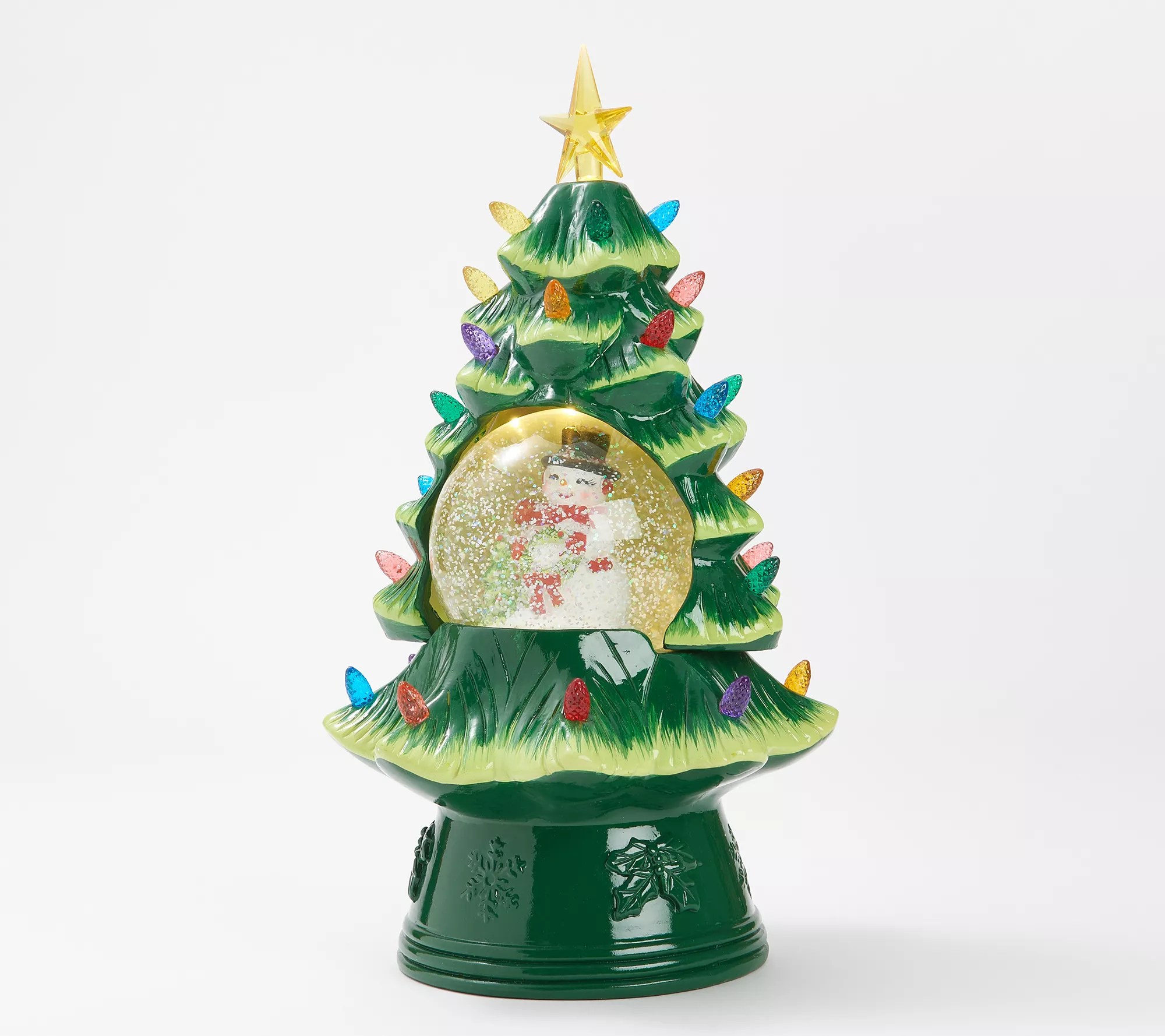"As Is" Mr. Christmas Nostalgic Tree Snow Globe