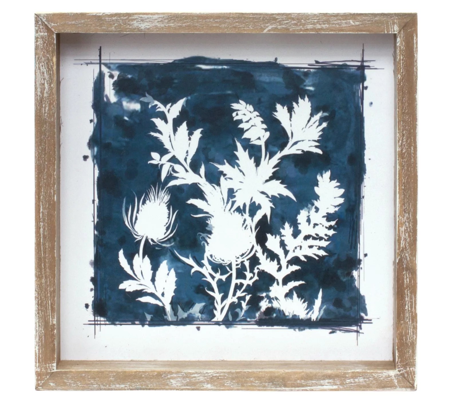 Melrose International Framed Floral Print (Setof 6)