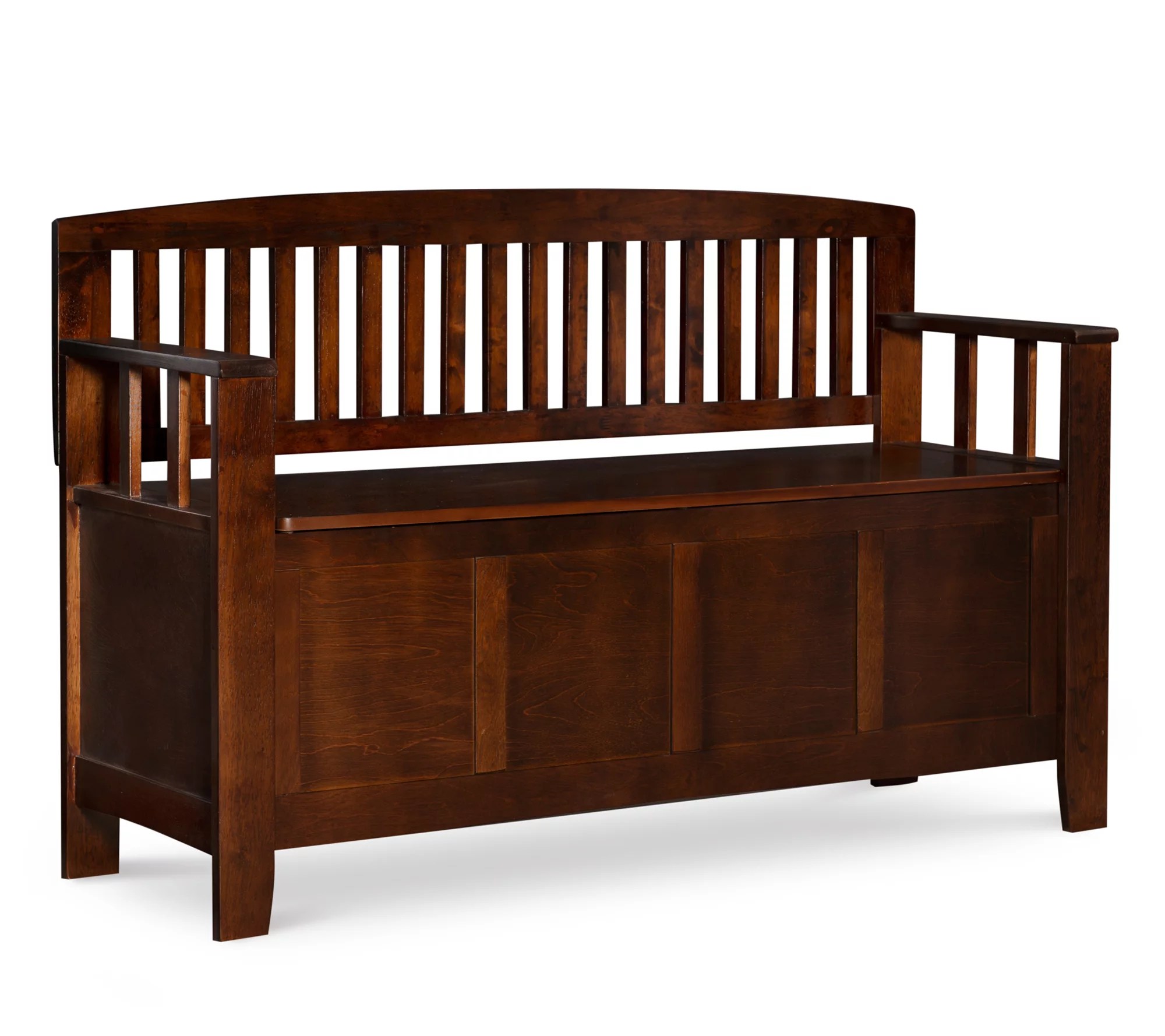 Linon Home Munn Functional Storage Bench With FlipTop Lid