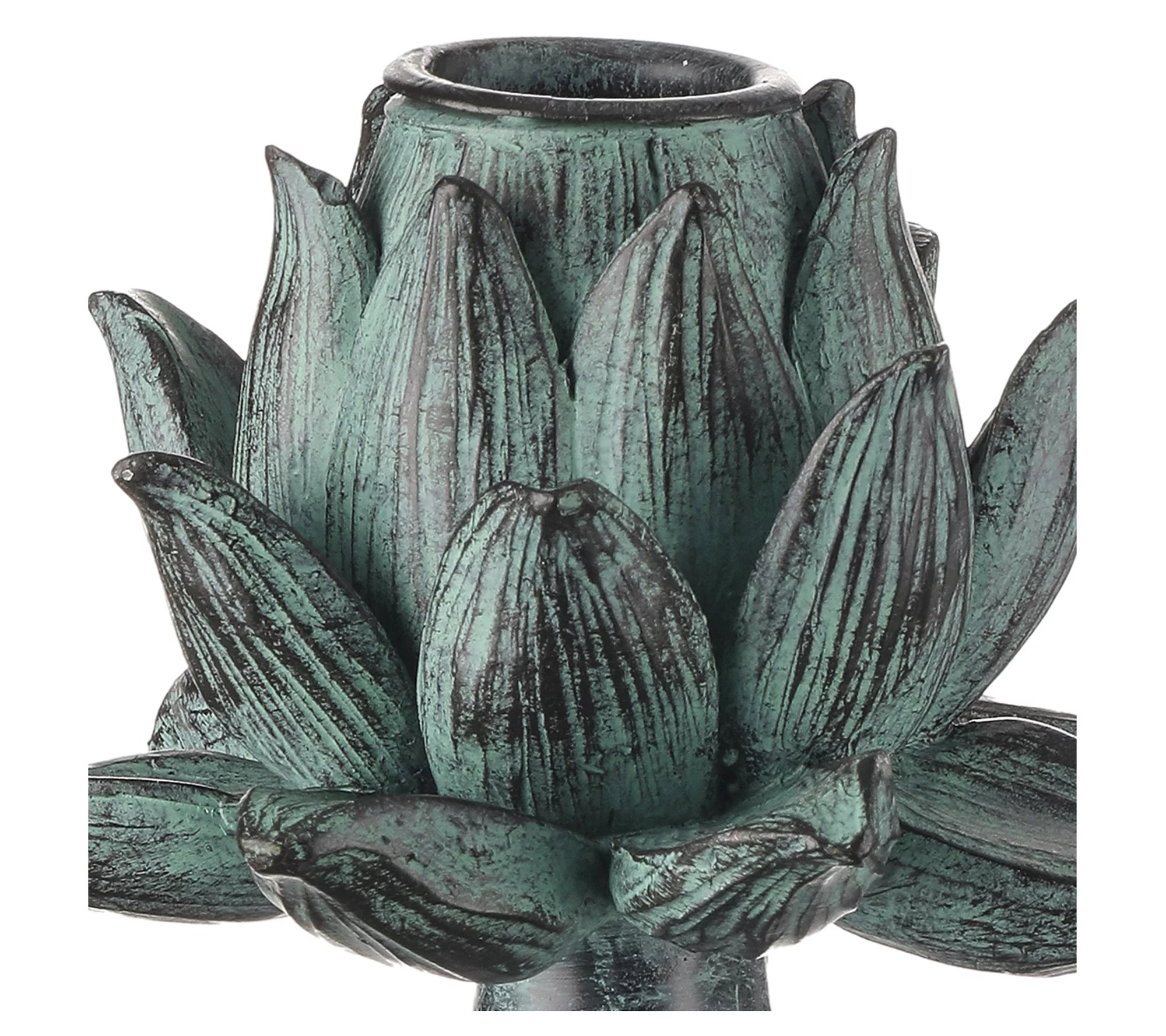 Valerie Parr Hill Set of 2 Artichoke Taper Candleholders 6.5"