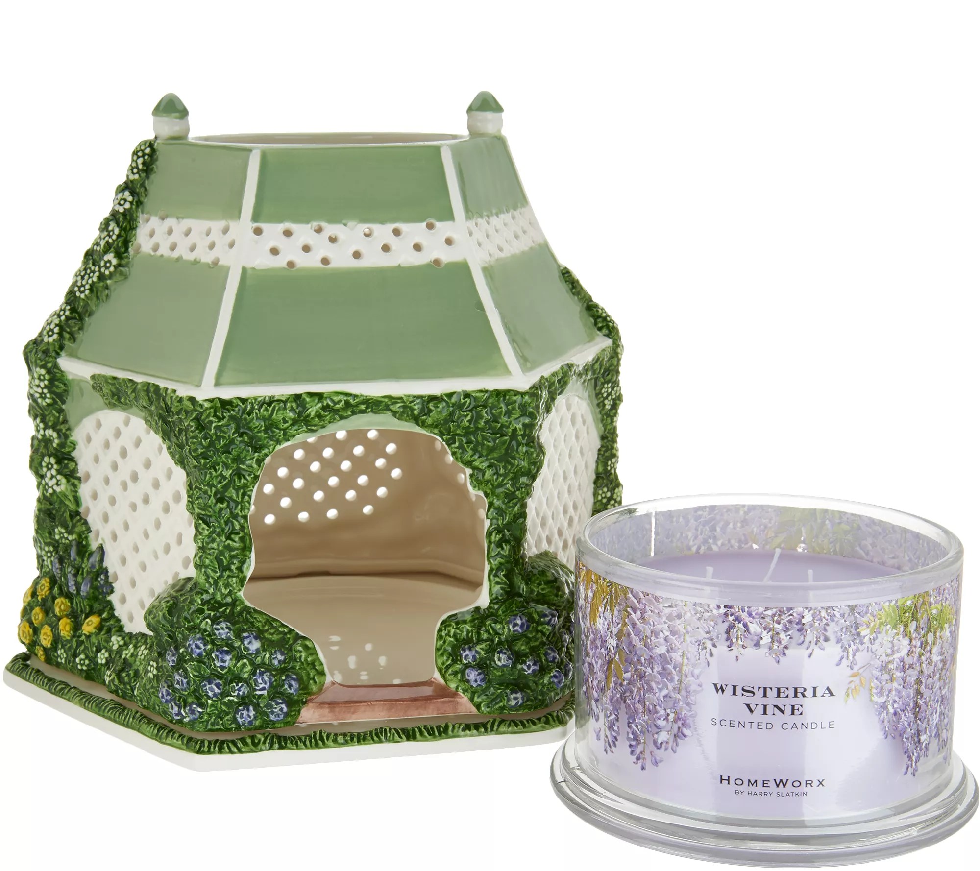 (QVC) HomeWorx by Harry Slatkin S/3 18 oz. 4Wick Candles