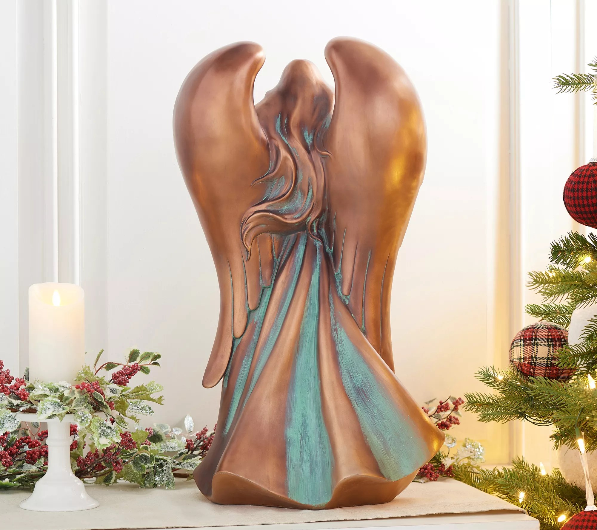 Indoor/Outdoor 26" Oversized Praying Angel by Valerie
