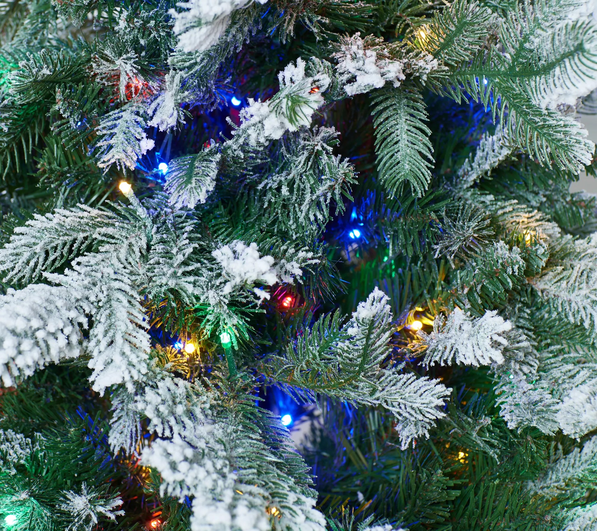 7' SnowTipped Aspen LED Christmas Tree by Valerie by Valerie