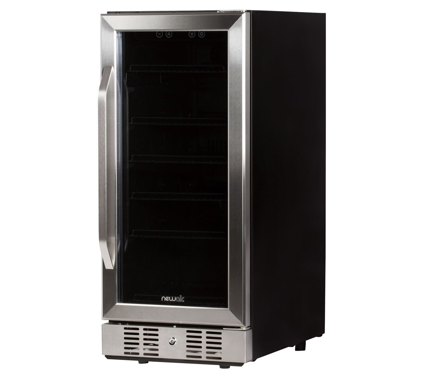 NewAir Beverage Refrigerator Built In 96 CanStainless Steel