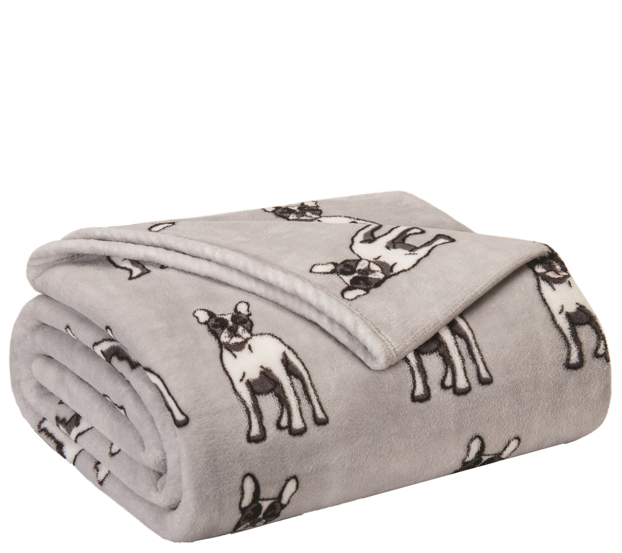 Elite Home Products Holiday Print Full/Queen Blanket