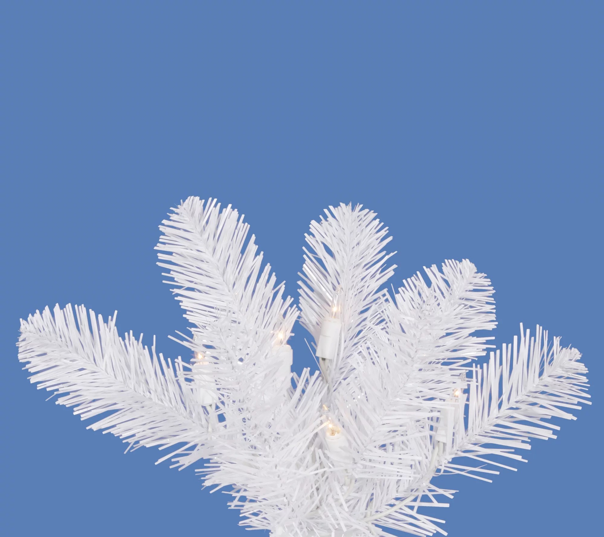 5.5' x 28" White Salem Pencil Tree by Vickerman