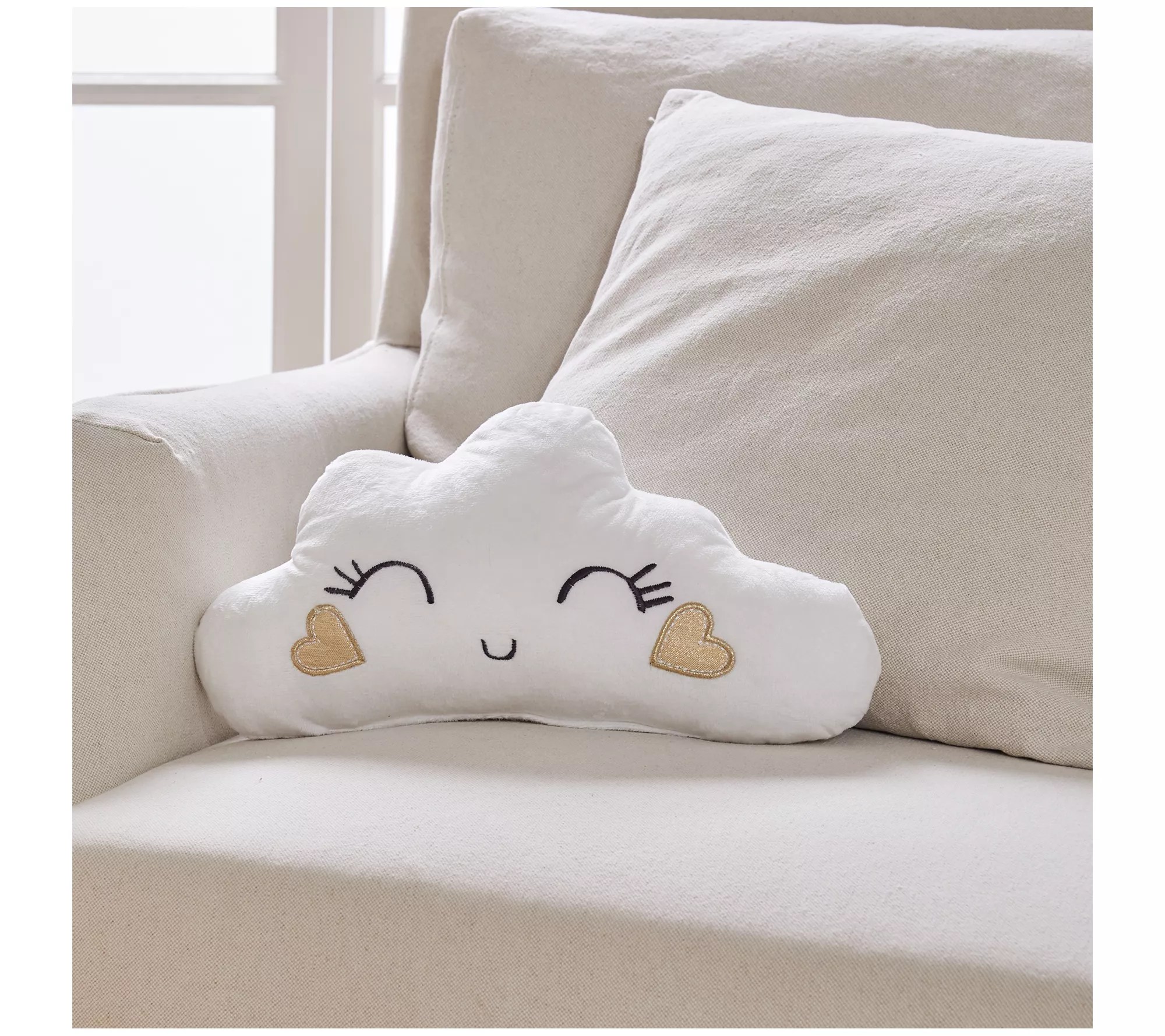 Levtex Baby Over the Rainbow Cloud Throw Pillow