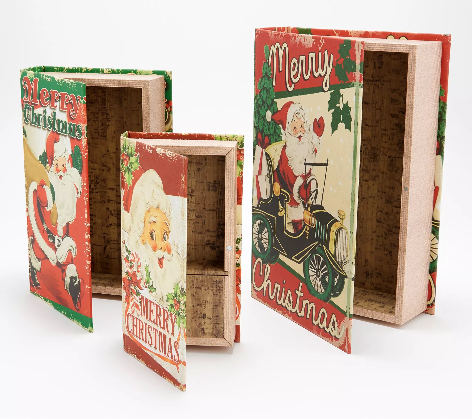 Mr. Christmas Set of 3 Nesting Nostalgic Books