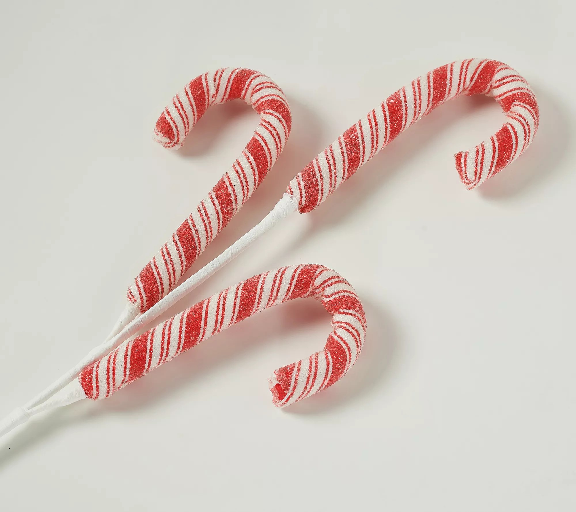 "As Is" Set of 4 Candy Cane Picks by Valerie