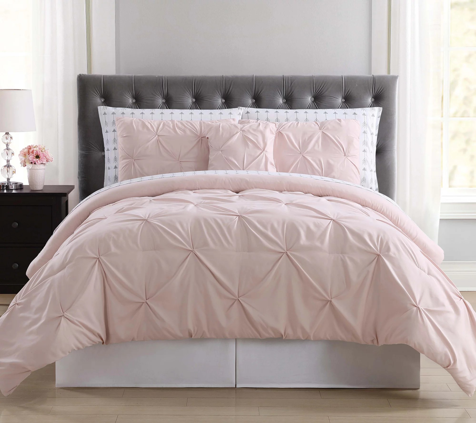 Truly Soft Arrow Pleated Twin XL Bed in a Bag