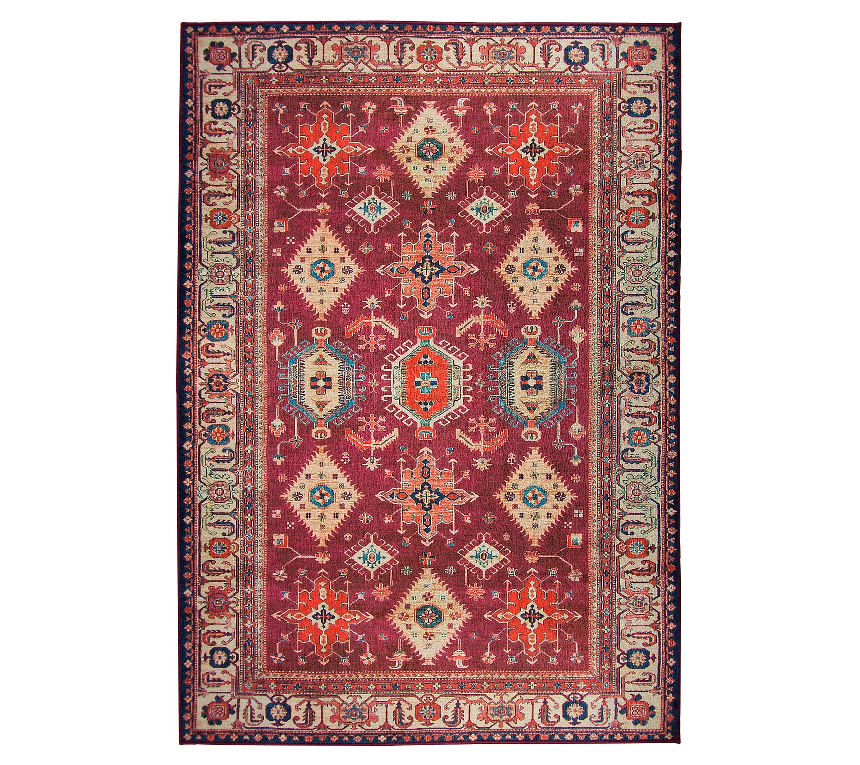 Ruggable Washable Rug Noor Ruby 5' x 7'