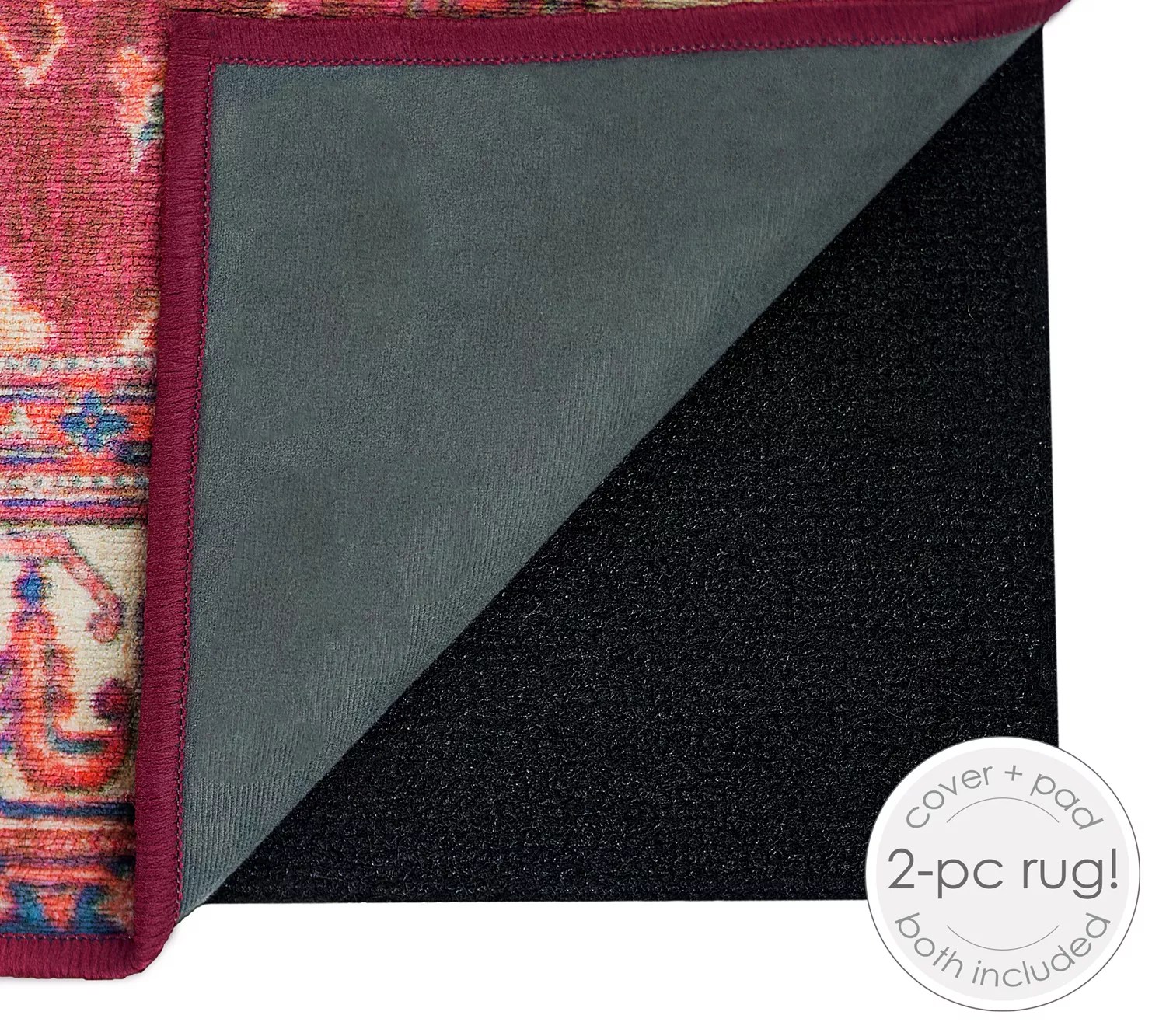 Ruggable Washable Rug Noor Ruby 5' x 7'